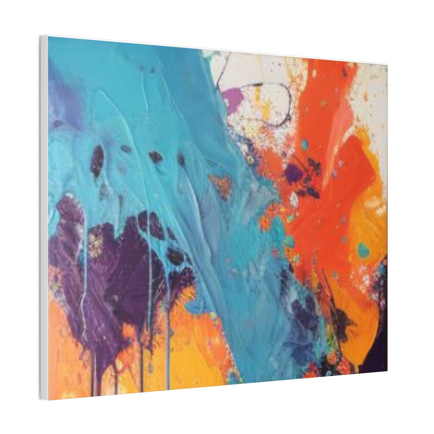 Primary Elegance: A Symphony of Sophistication Canvas Print