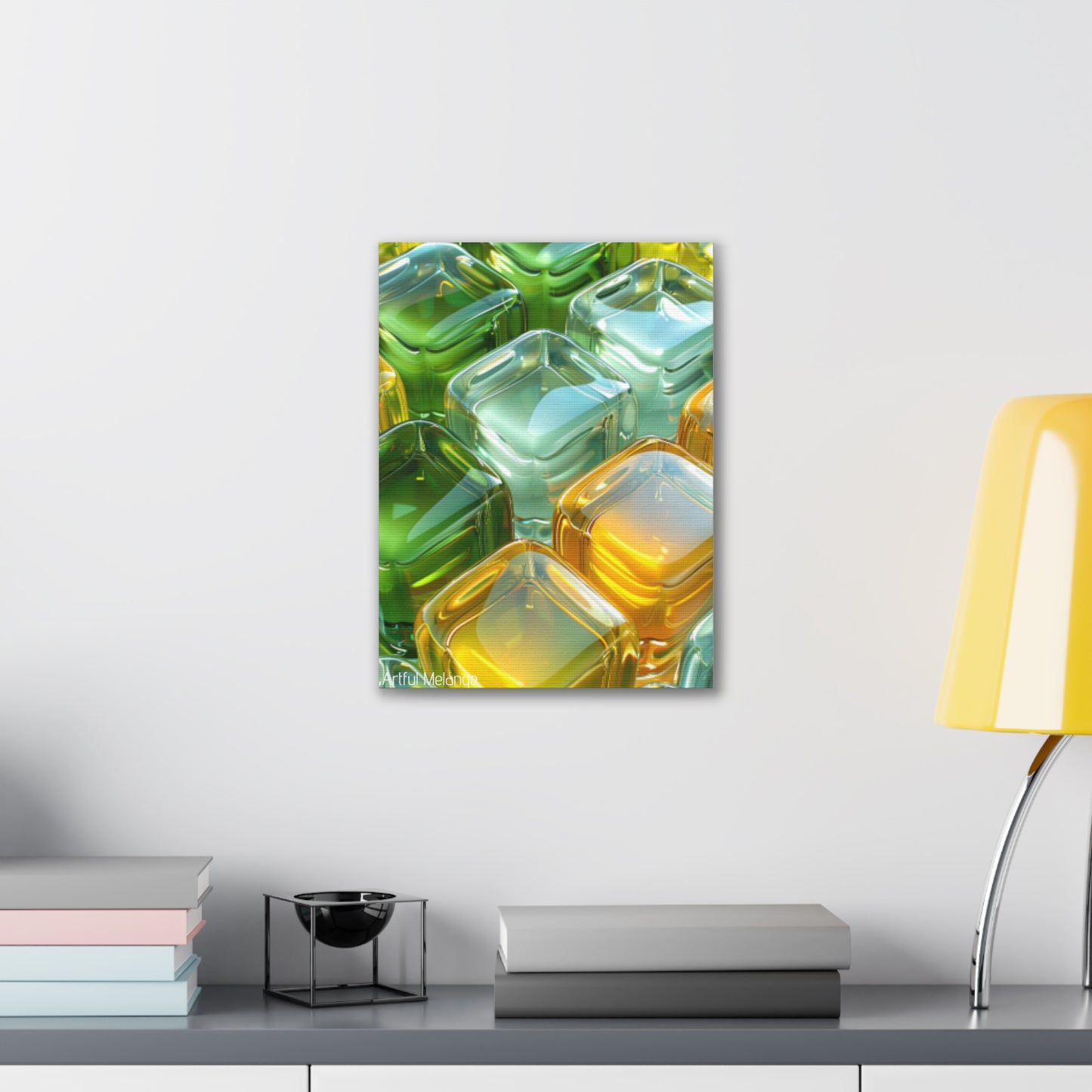 Primary Elegance: A Symphony of Sophistication Canvas Print