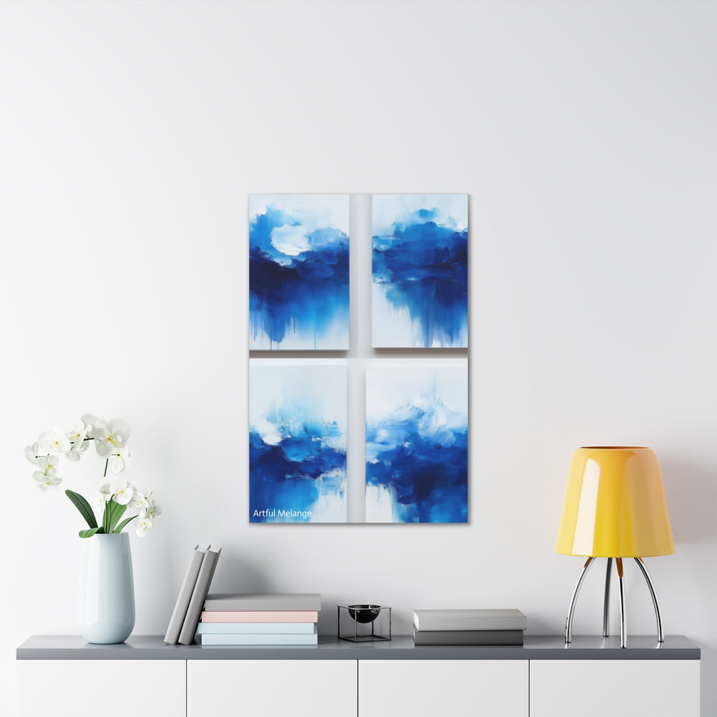 Acrylic Abstract Canvas Print - Richly Textured Artistry