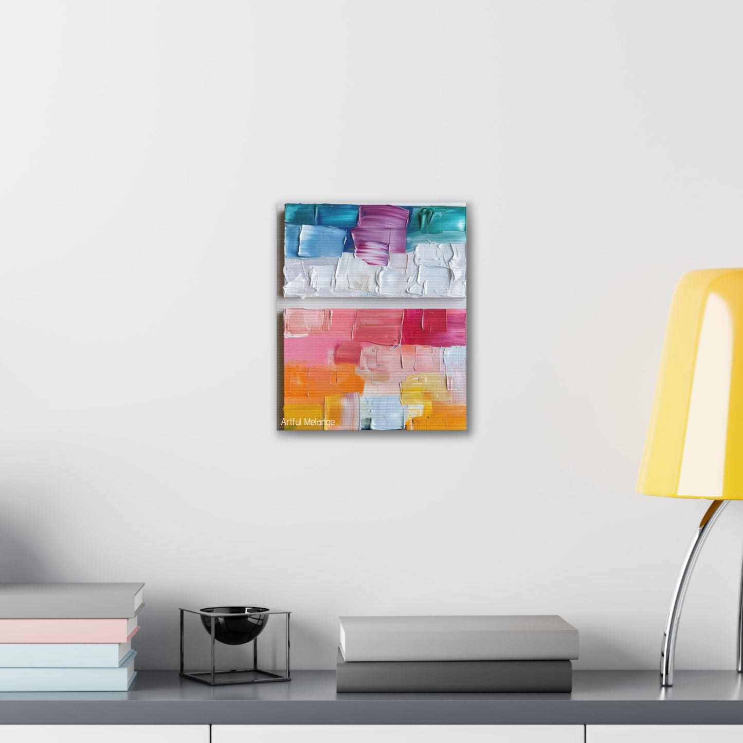 Primary Elegance: A Symphony of Sophistication Canvas Print