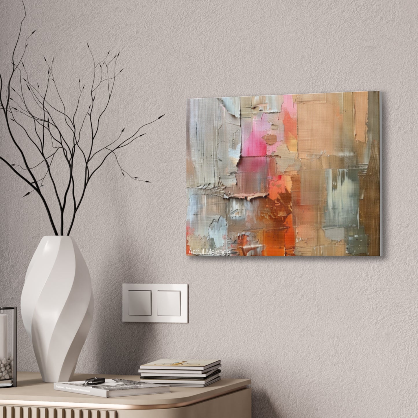 Primary Elegance: A Symphony of Sophistication Canvas Print