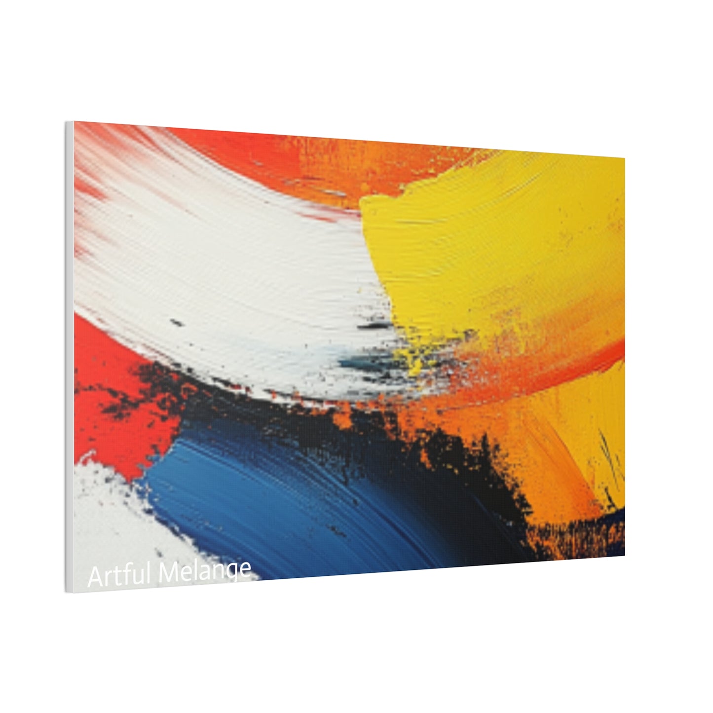 Acrylic Abstract Canvas Print - Richly Textured Artistry