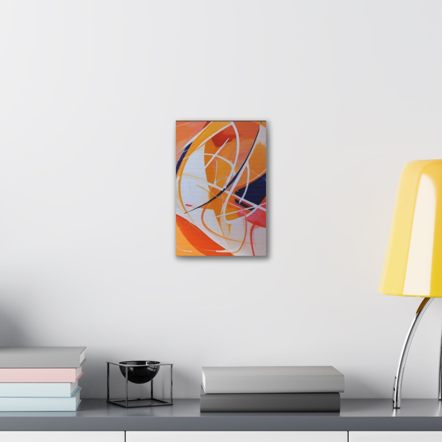 Primary Elegance: A Symphony of Sophistication Canvas Print