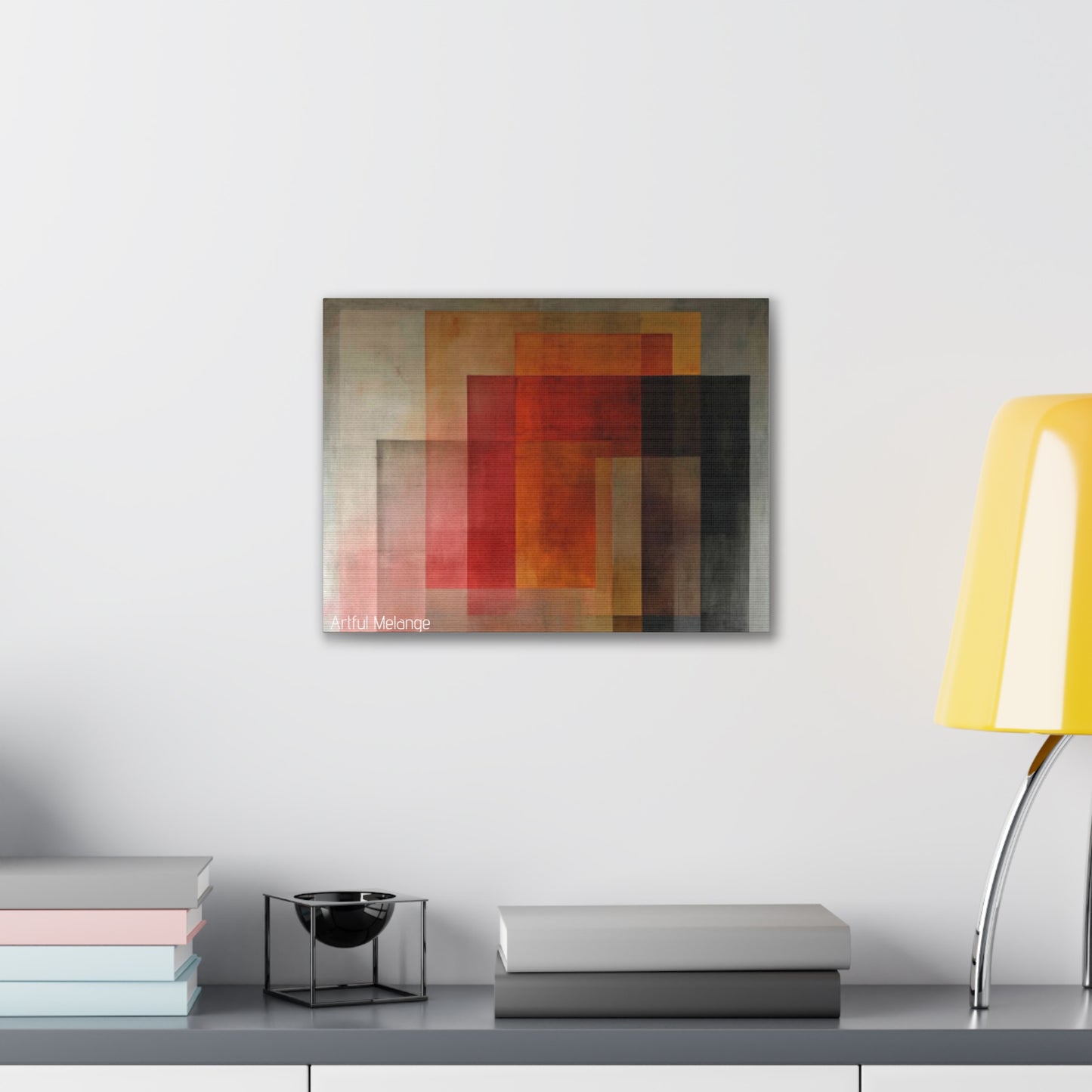 Primary Elegance: A Symphony of Sophistication Canvas Print