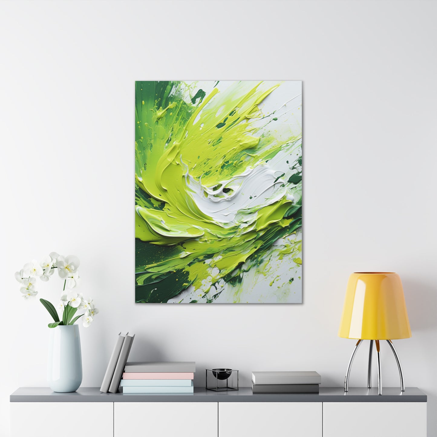 Acrylic Abstract Canvas Print - Richly Textured Artistry