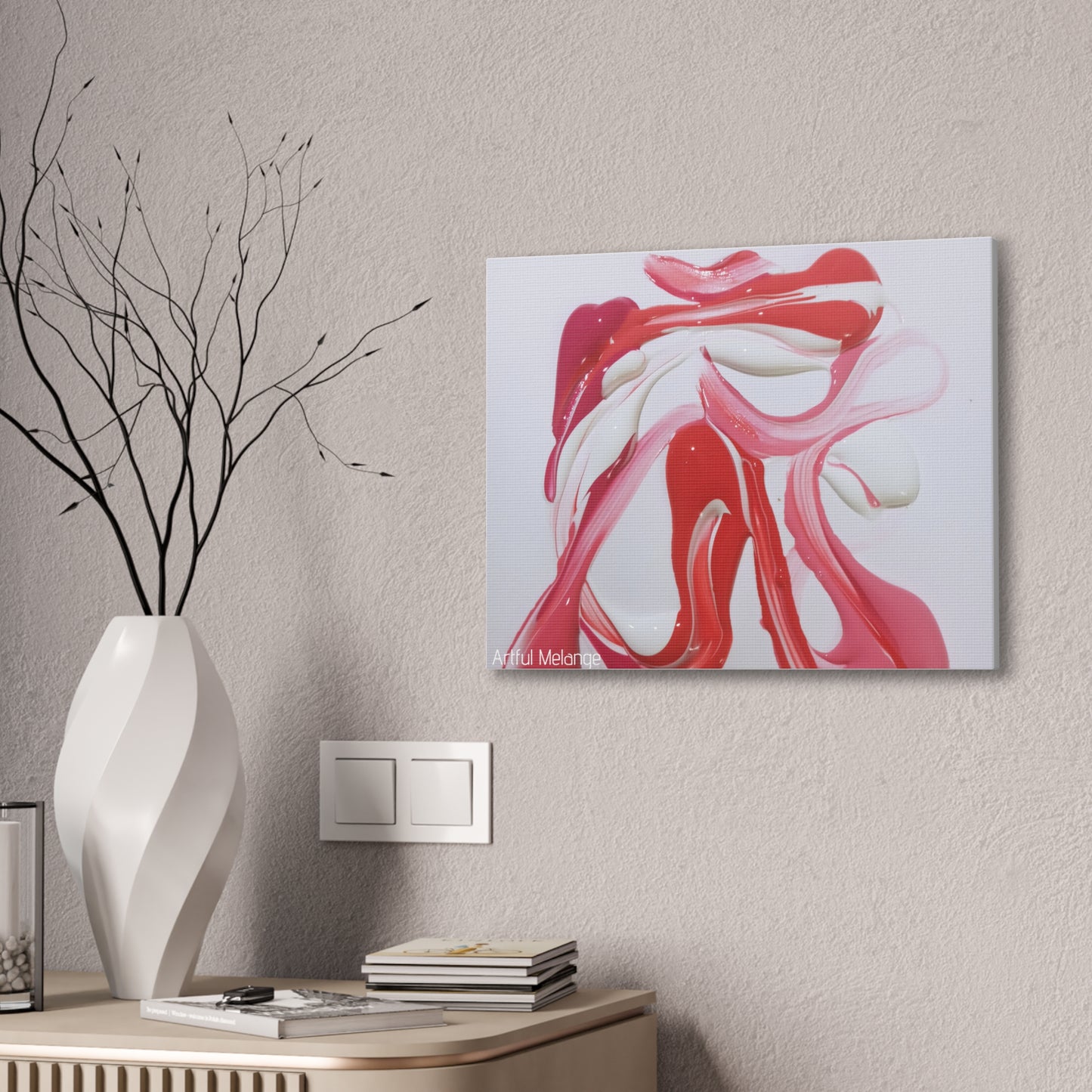 Primary Elegance: A Symphony of Sophistication Canvas Print