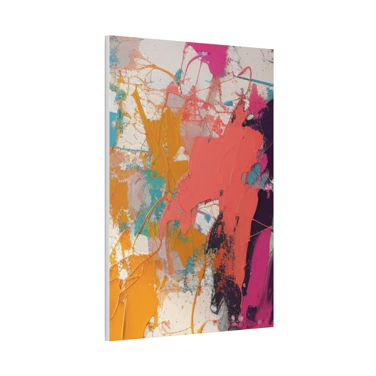 Primary Elegance: A Symphony of Sophistication Canvas Print