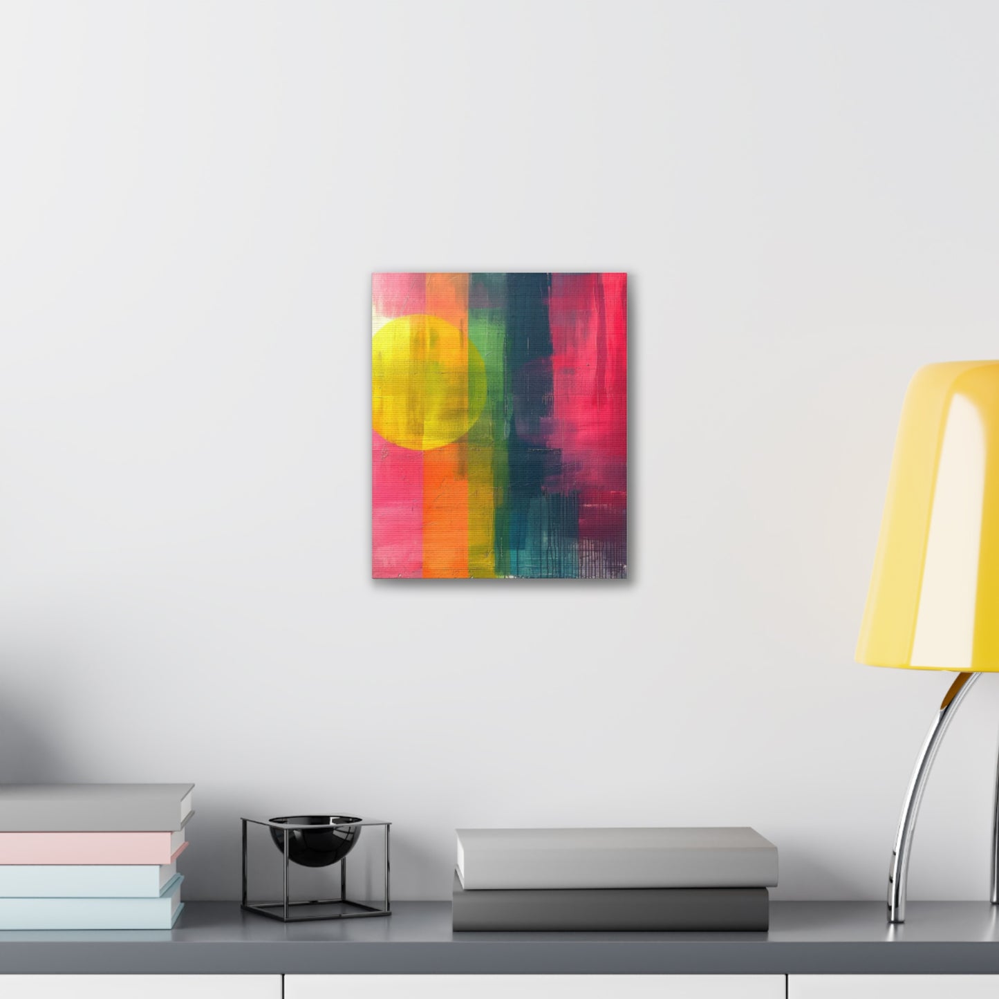 Primary Elegance: A Symphony of Sophistication Canvas Print