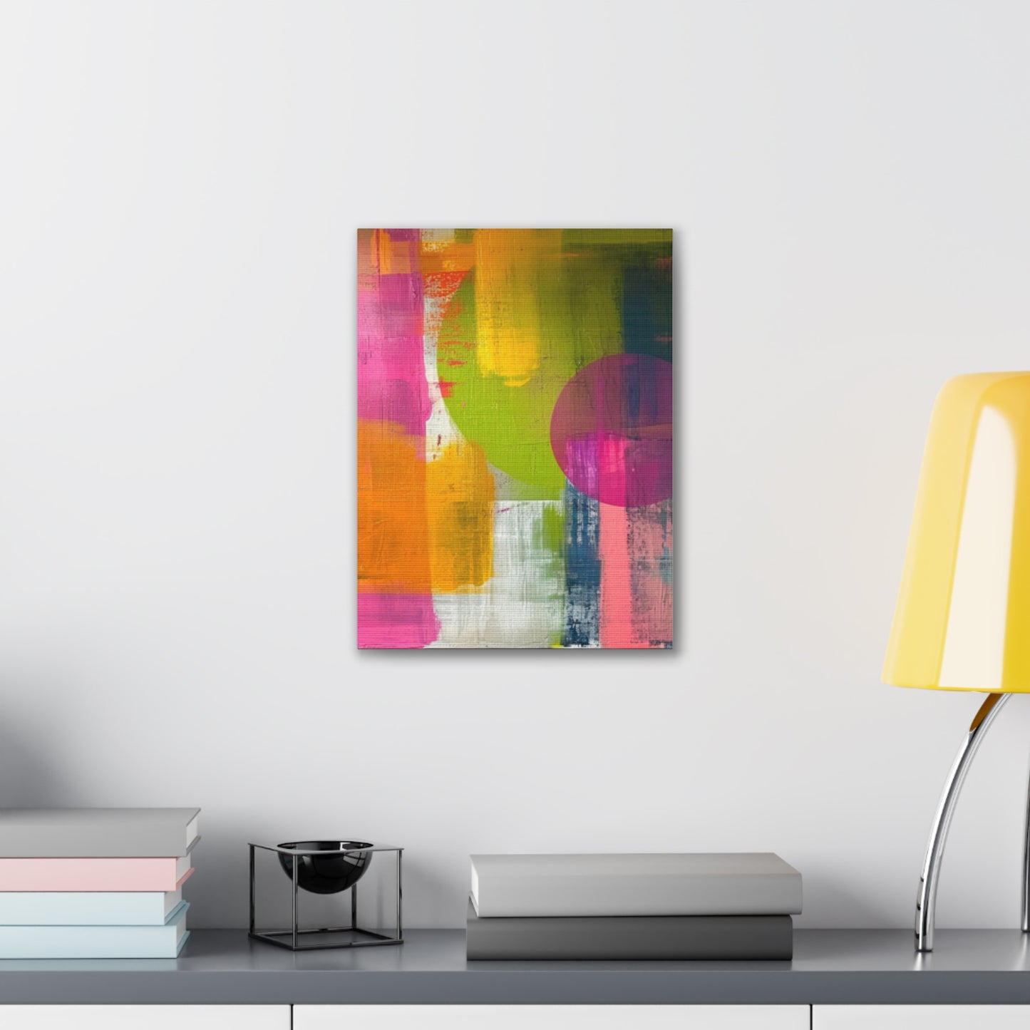 Primary Elegance: A Symphony of Sophistication Canvas Print