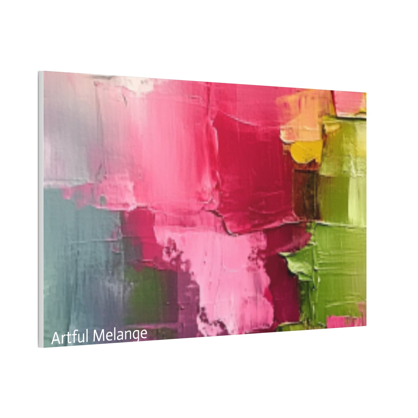 Acrylic Abstract Canvas Print - Richly Textured Artistry