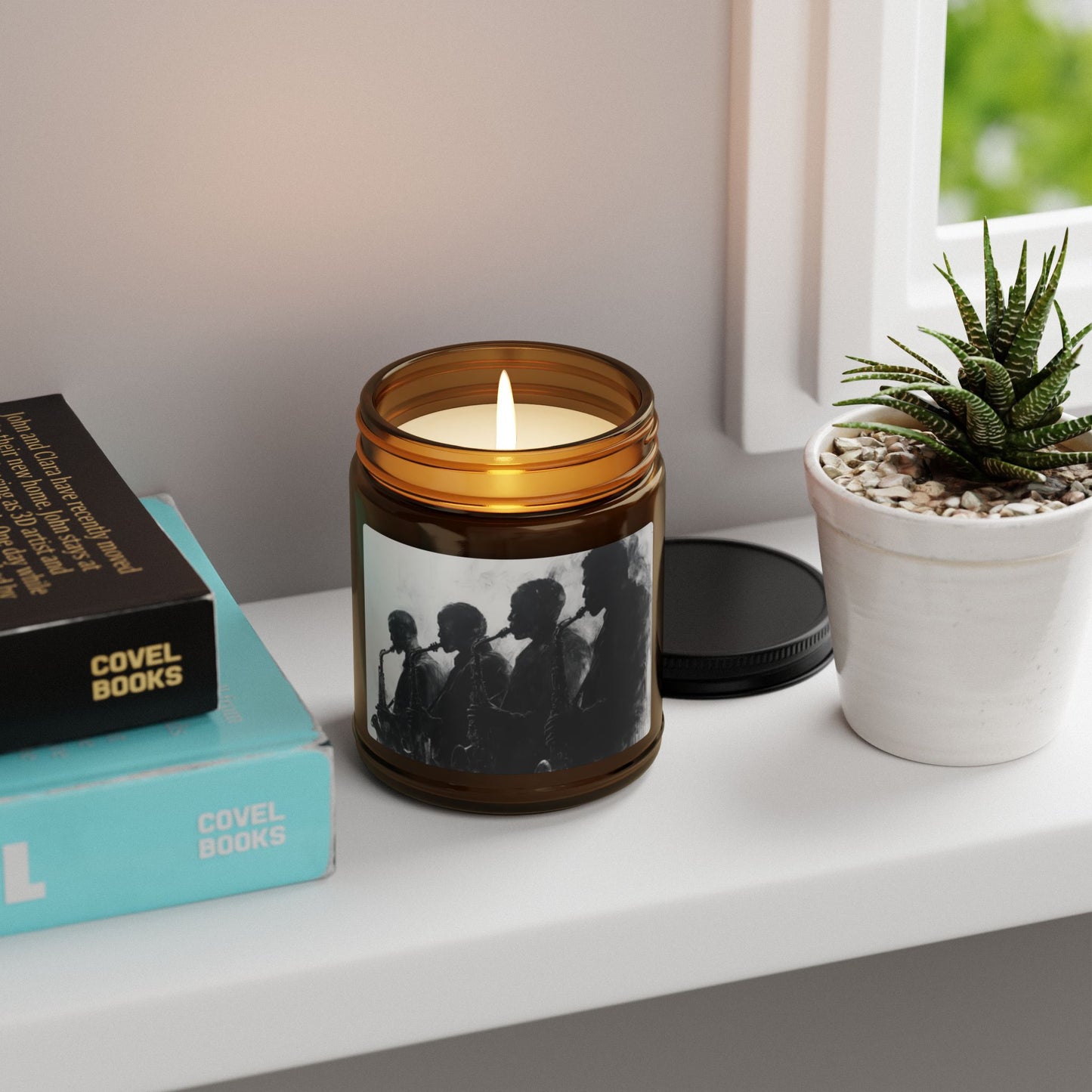 Harmony and Soul Scented Black Excellence Soy Candle