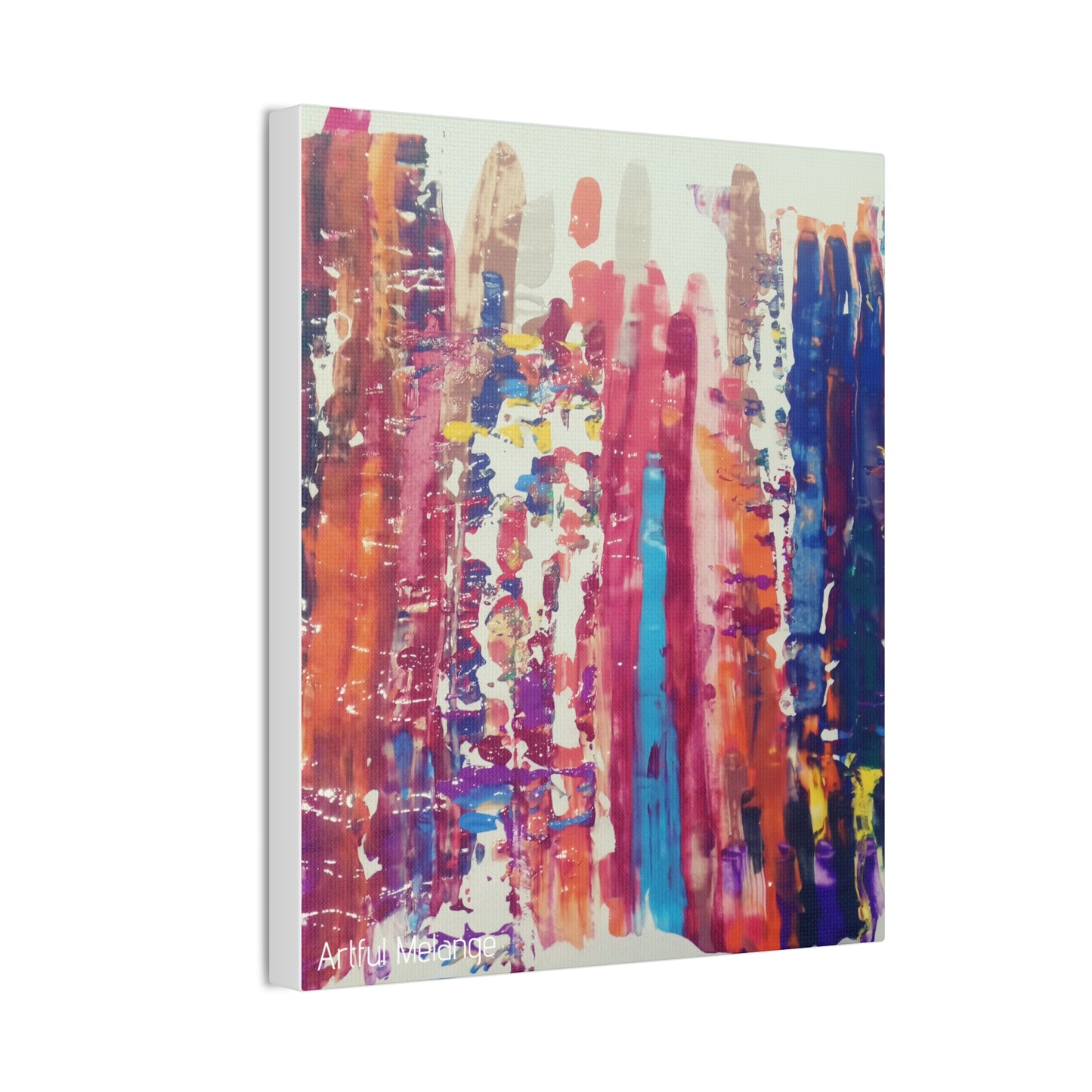 Primary Elegance: A Symphony of Sophistication Canvas Print