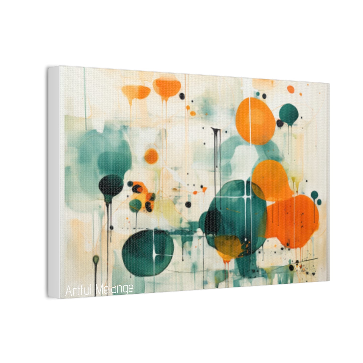 Primary Elegance: A Symphony of Sophistication Canvas Print