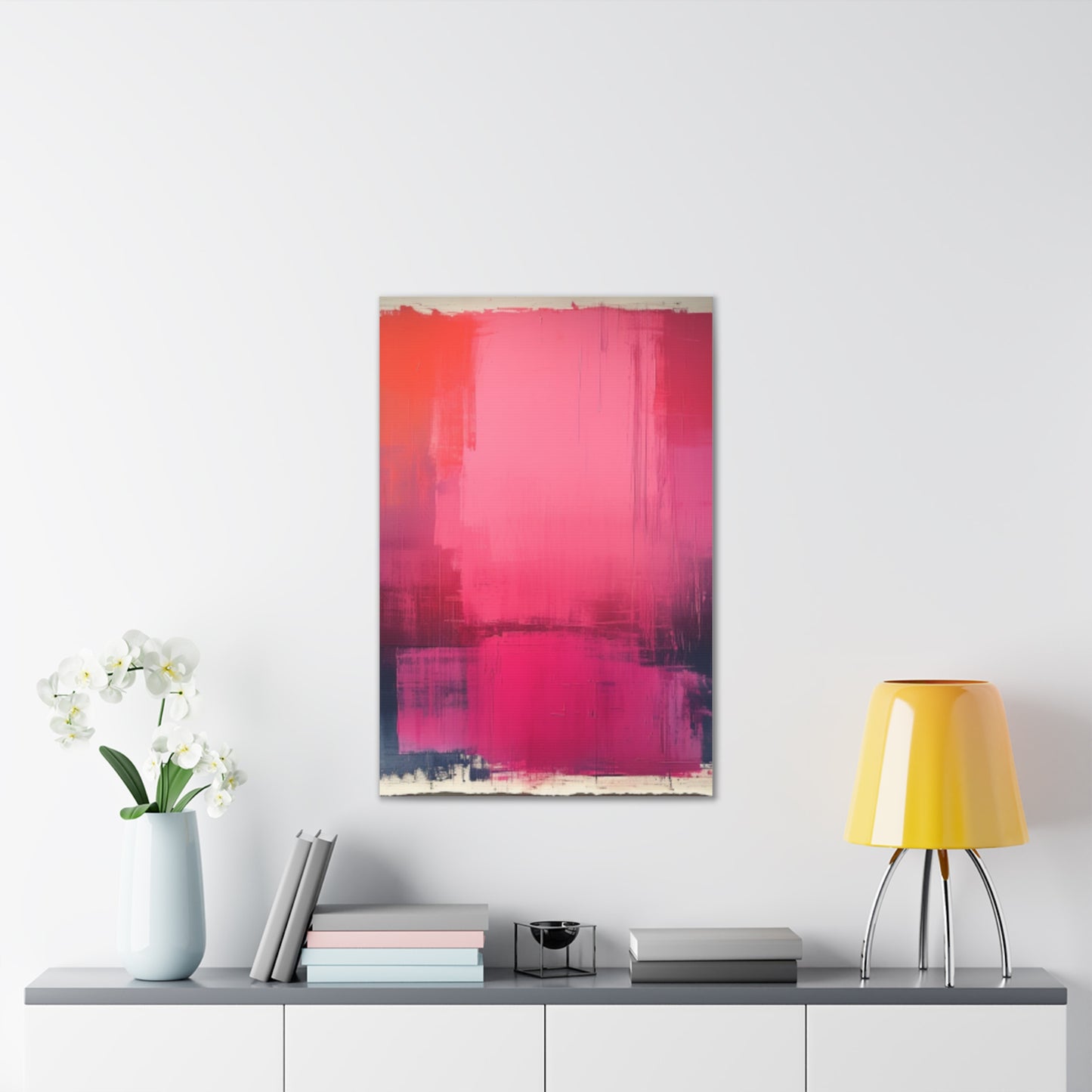 In The Pink: A Symphony of Sophistication Canvas Print