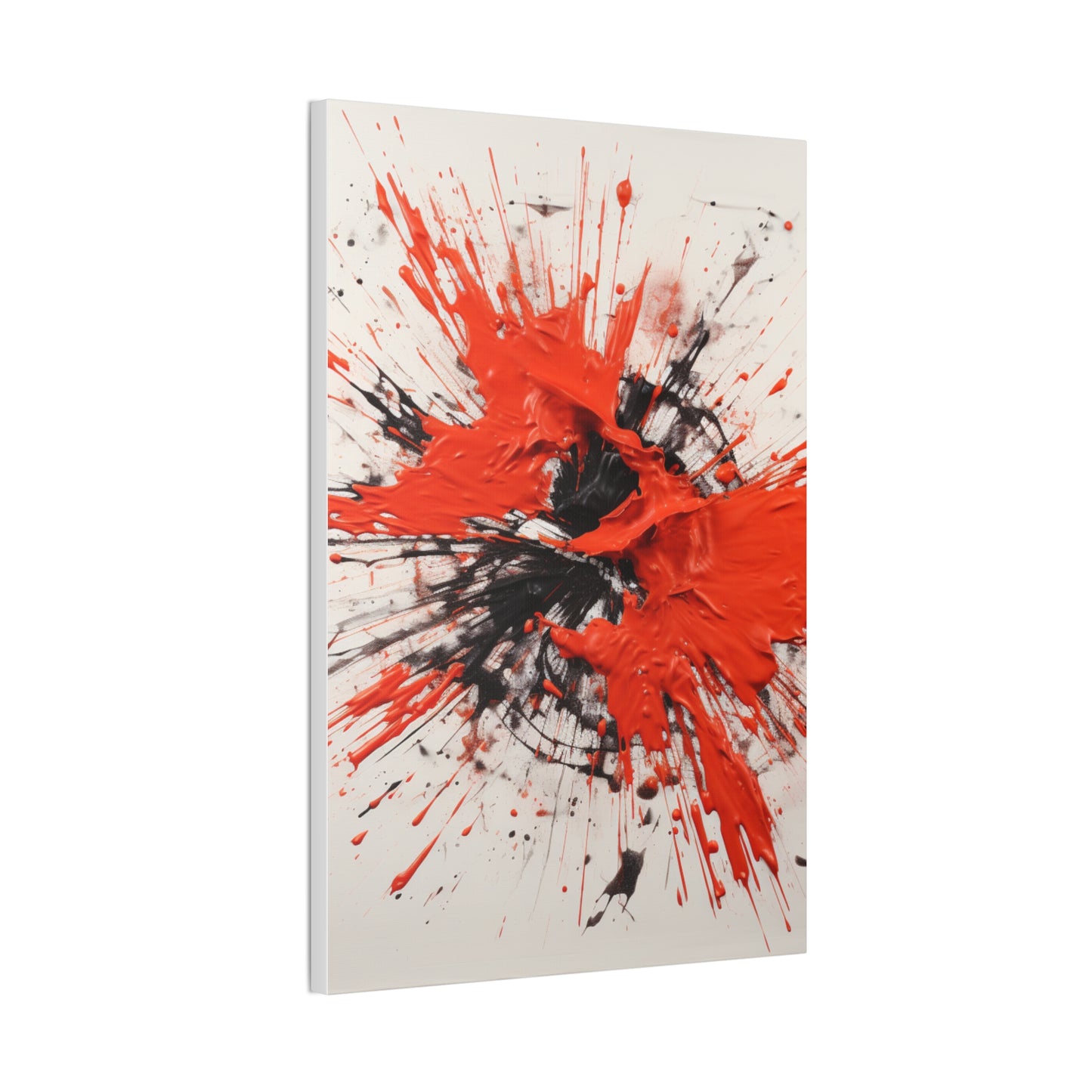 Acrylic Abstract Canvas Print - Richly Textured Artistry