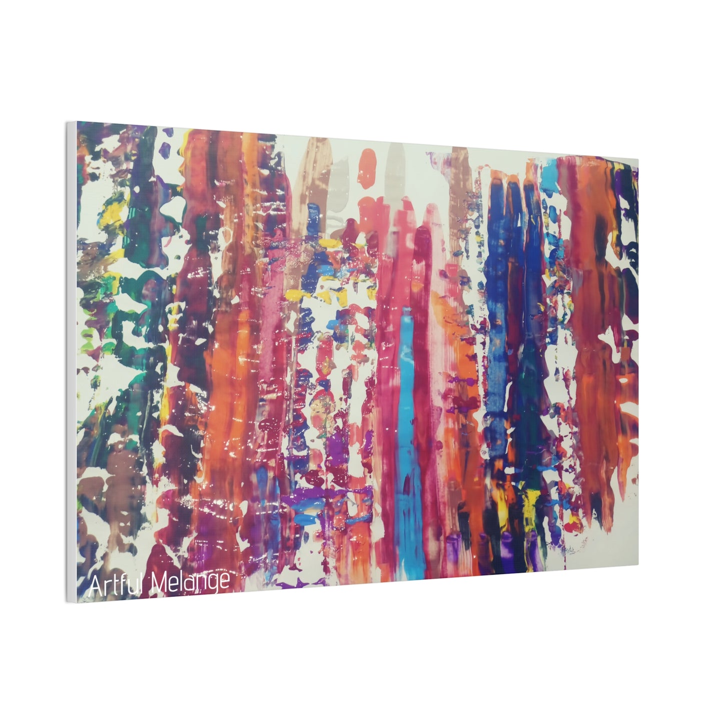 Primary Elegance: A Symphony of Sophistication Canvas Print