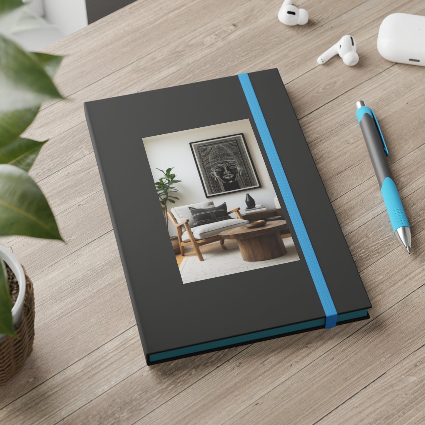 Living Space Design Cover Color Contrast Hardback Journal