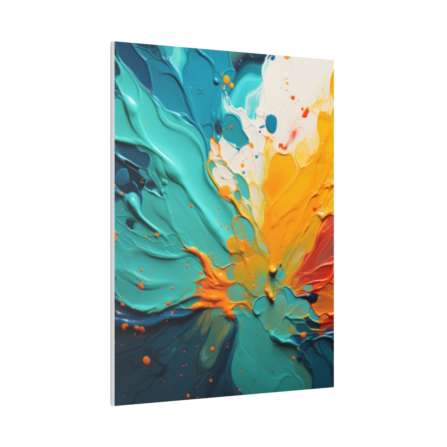 Primary Elegance: A Symphony of Sophistication Canvas Print