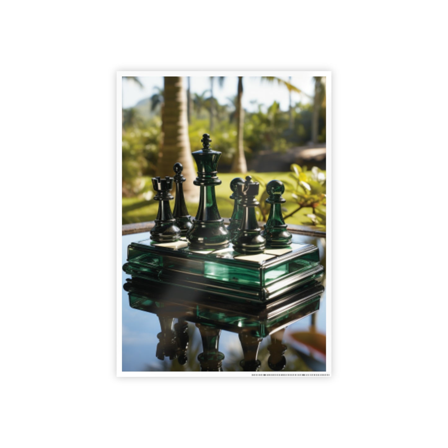 Grandmaster Majesty- Chess Set Poster Print Series