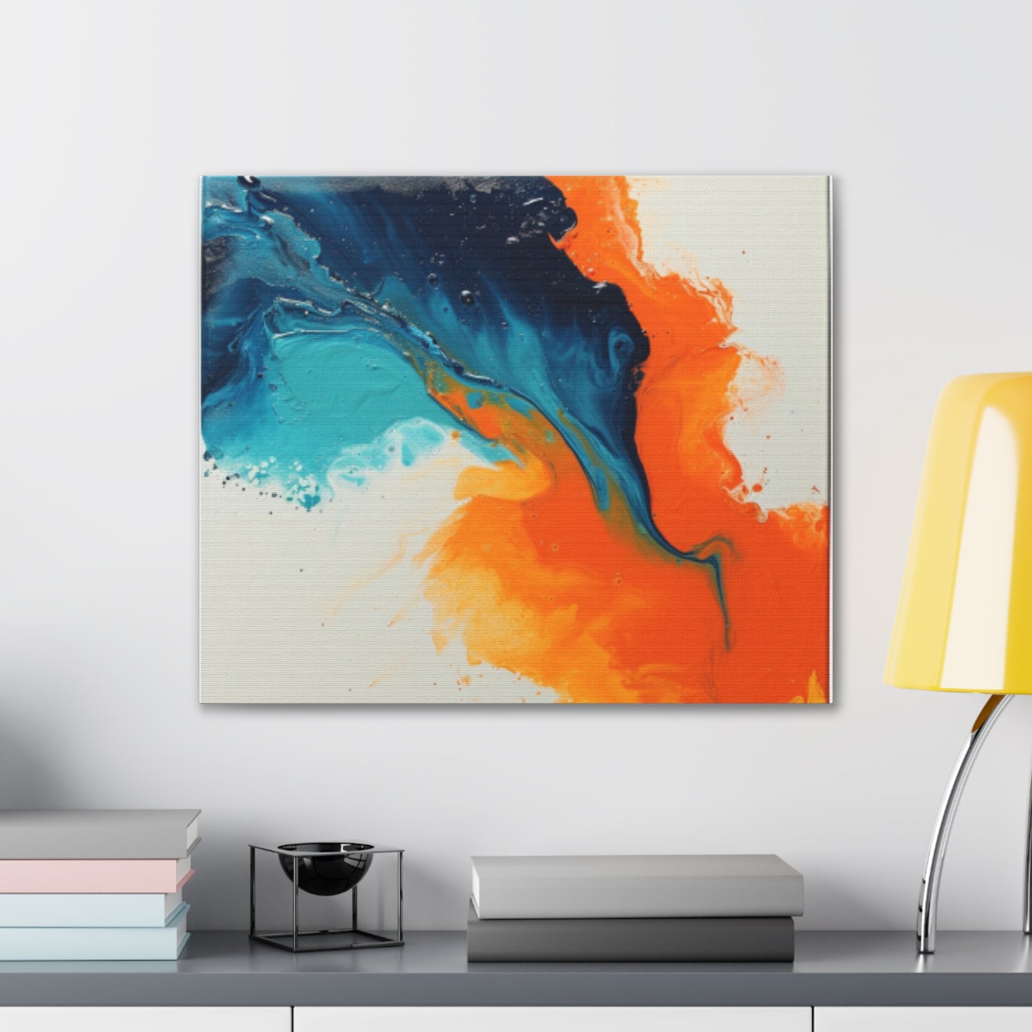 Primary Elegance: A Symphony of Sophistication Canvas Print