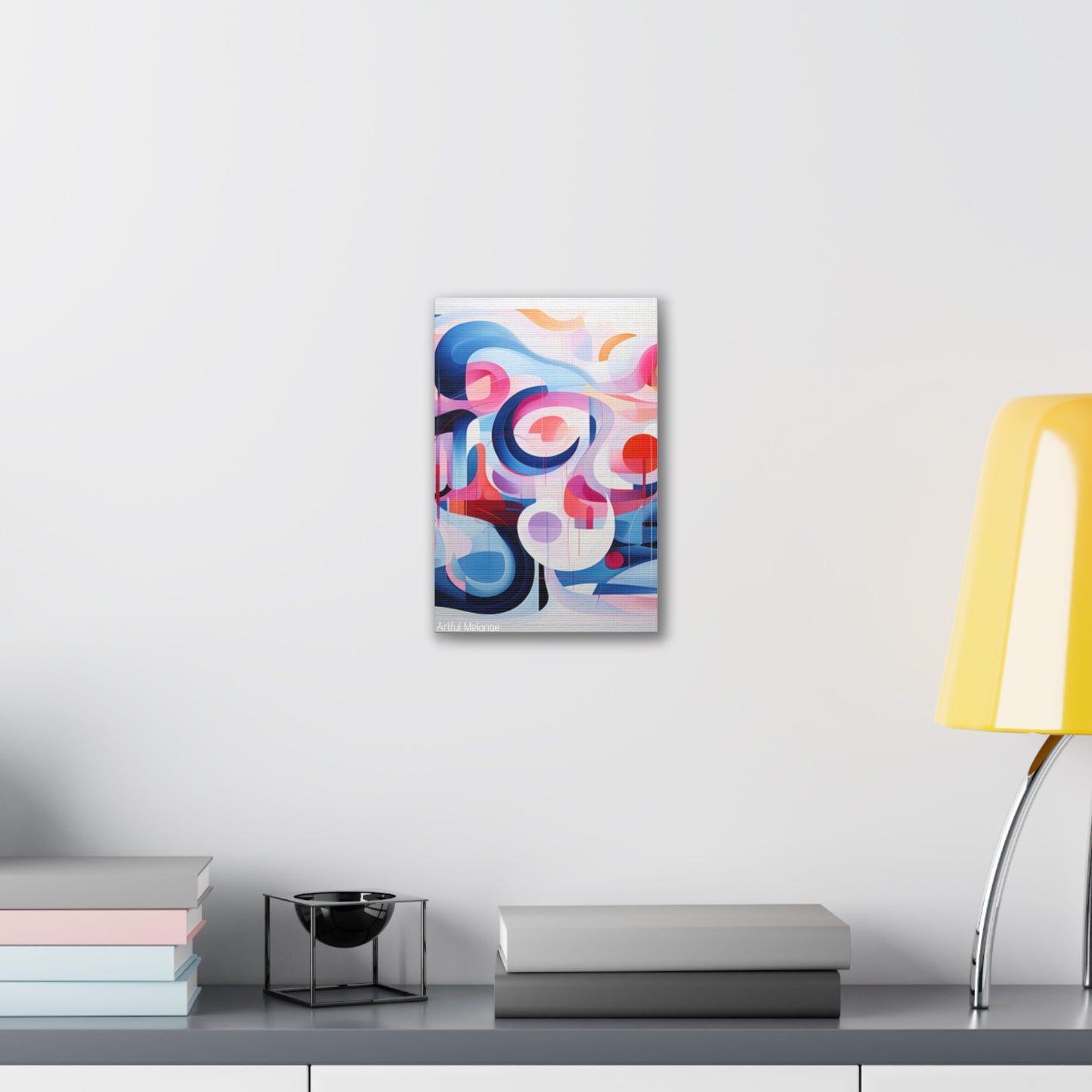 Primary Elegance: A Symphony of Sophistication Canvas Print