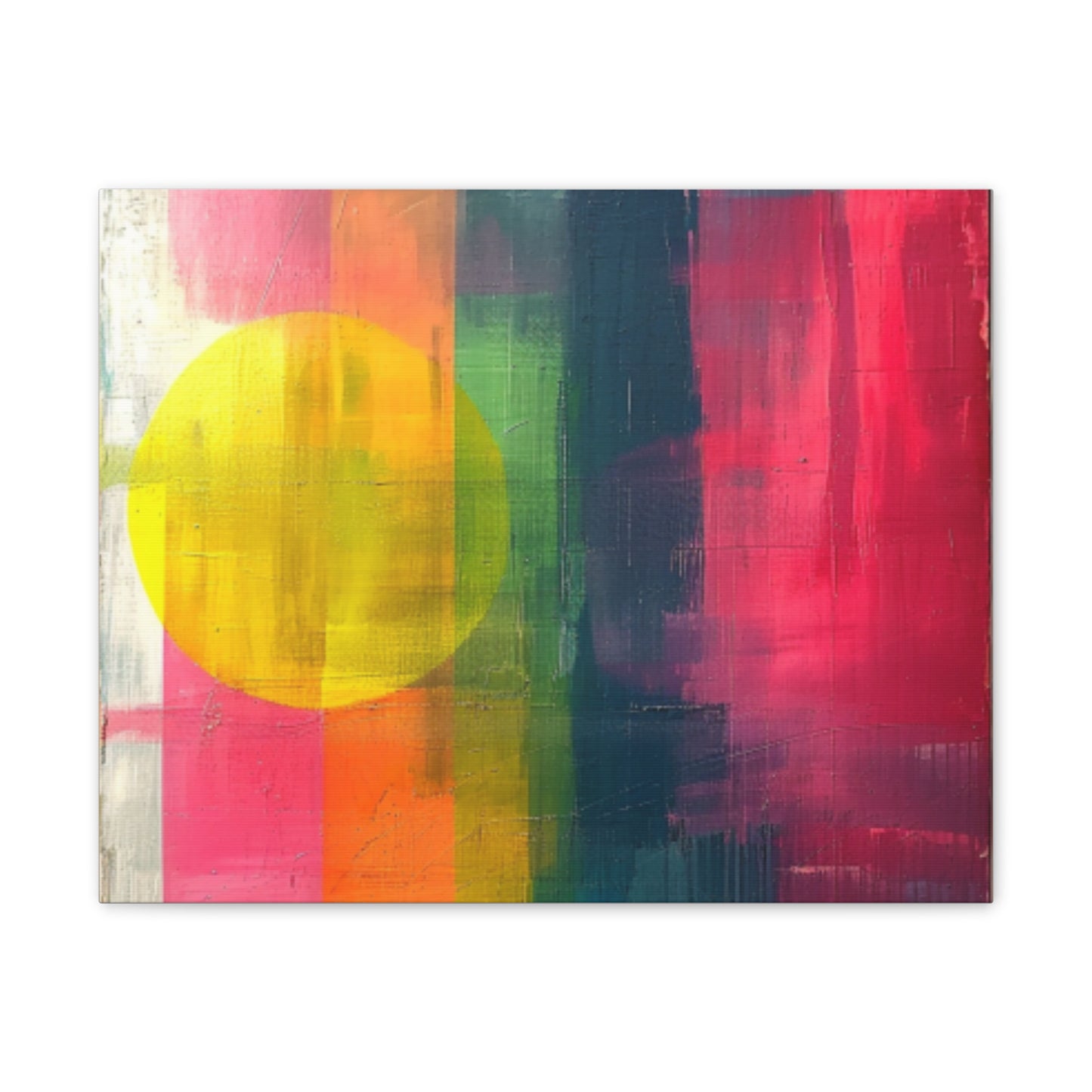 Primary Elegance: A Symphony of Sophistication Canvas Print