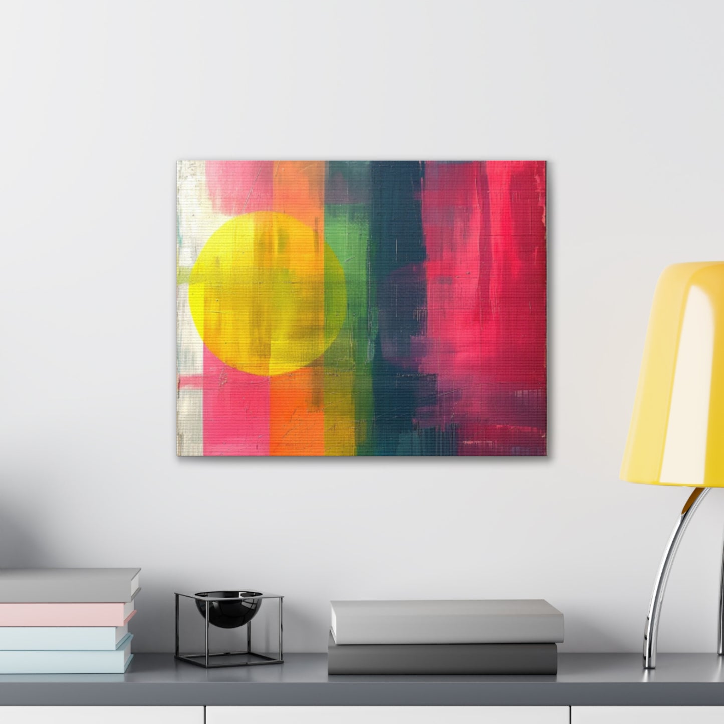 Primary Elegance: A Symphony of Sophistication Canvas Print