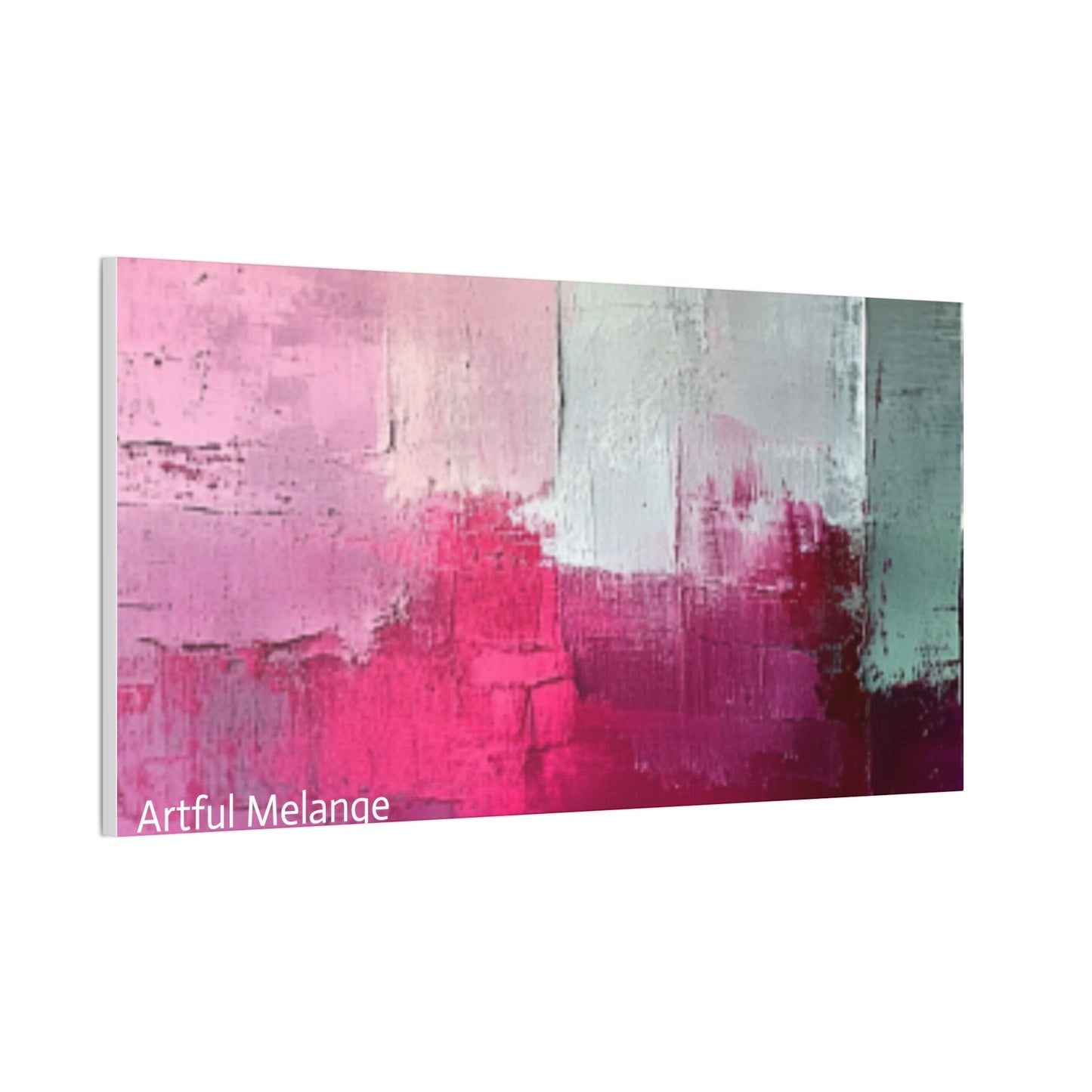 Acrylic Abstract Canvas Print - Richly Textured Artistry