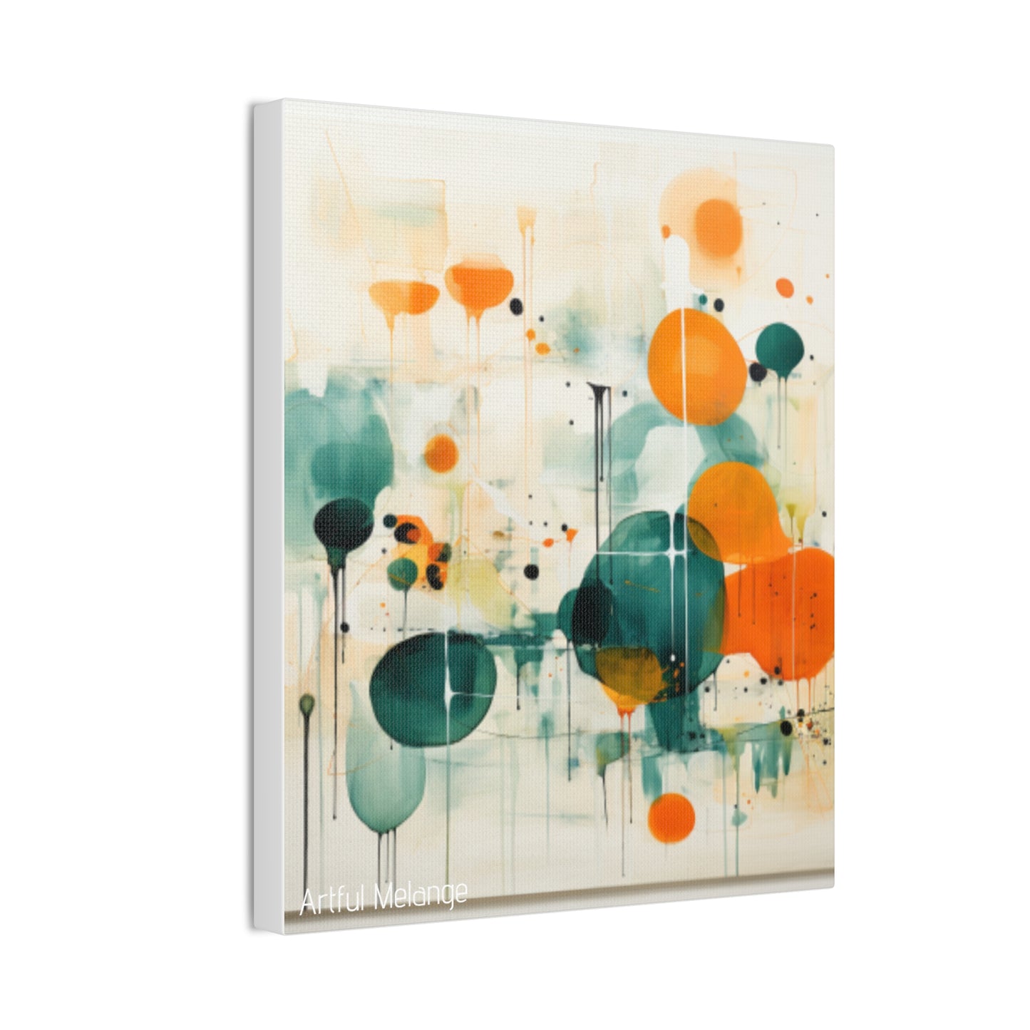 Primary Elegance: A Symphony of Sophistication Canvas Print