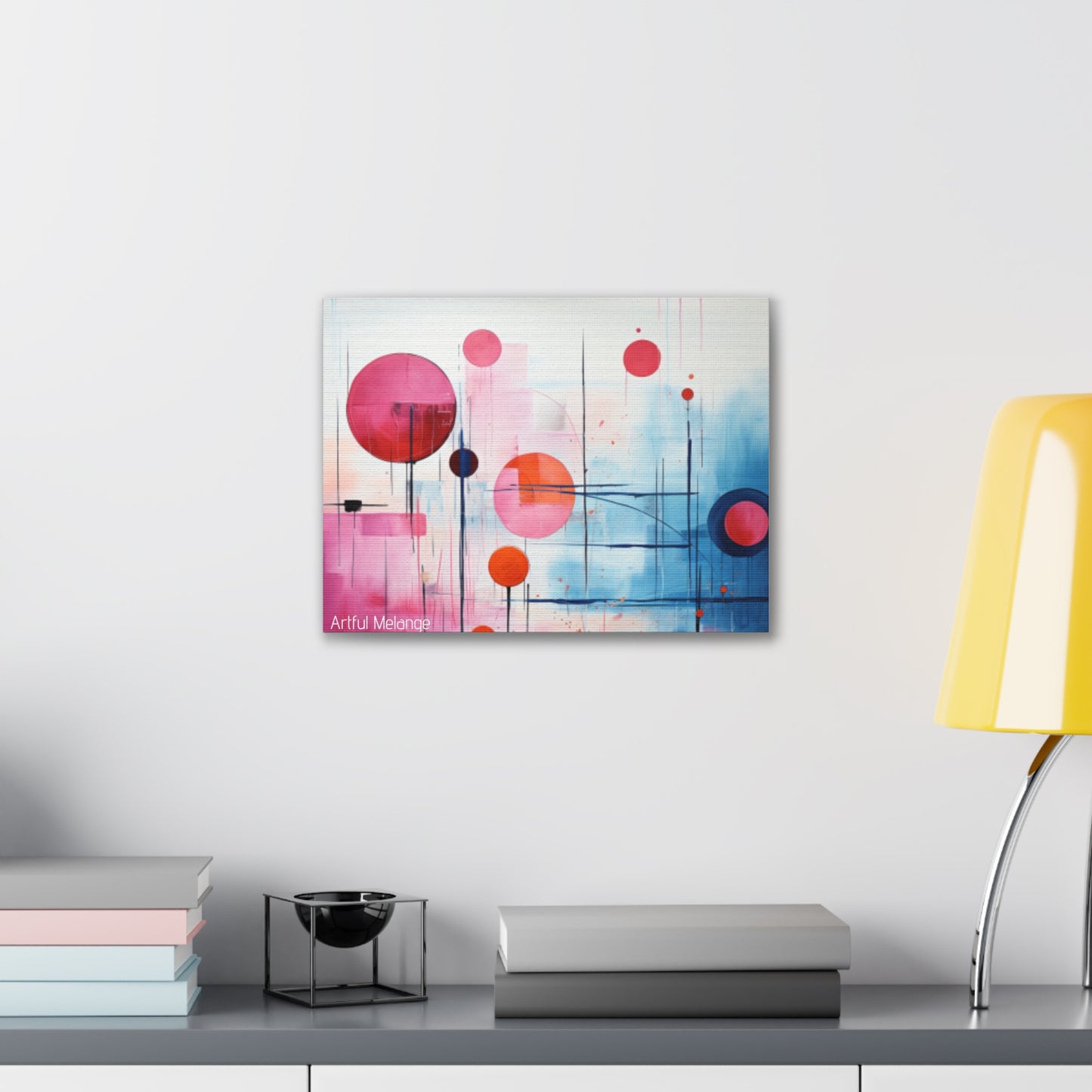 Primary Elegance: A Symphony of Sophistication Canvas Print