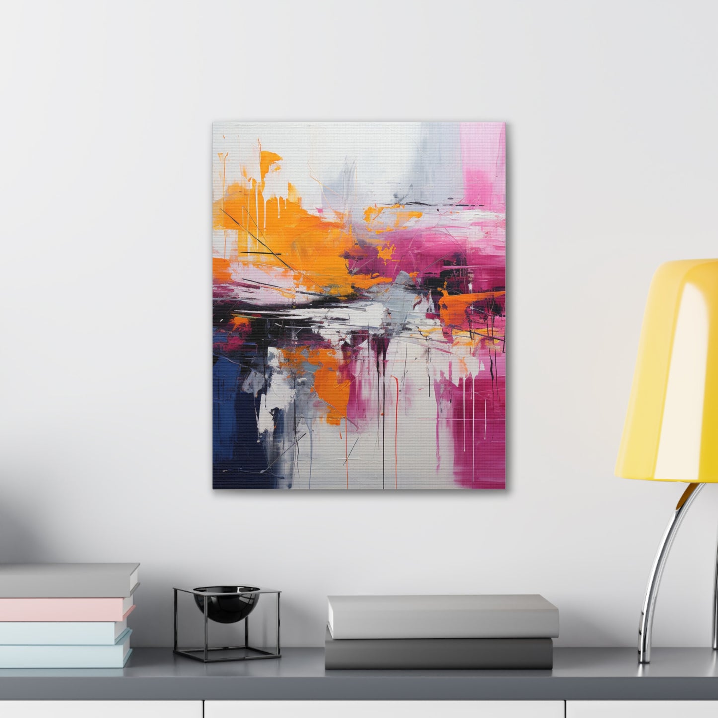 Primary Elegance: A Symphony of Sophistication Canvas Print