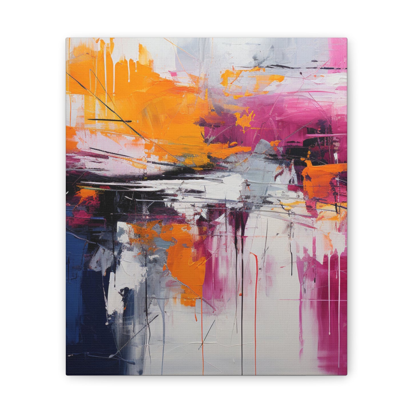 Primary Elegance: A Symphony of Sophistication Canvas Print