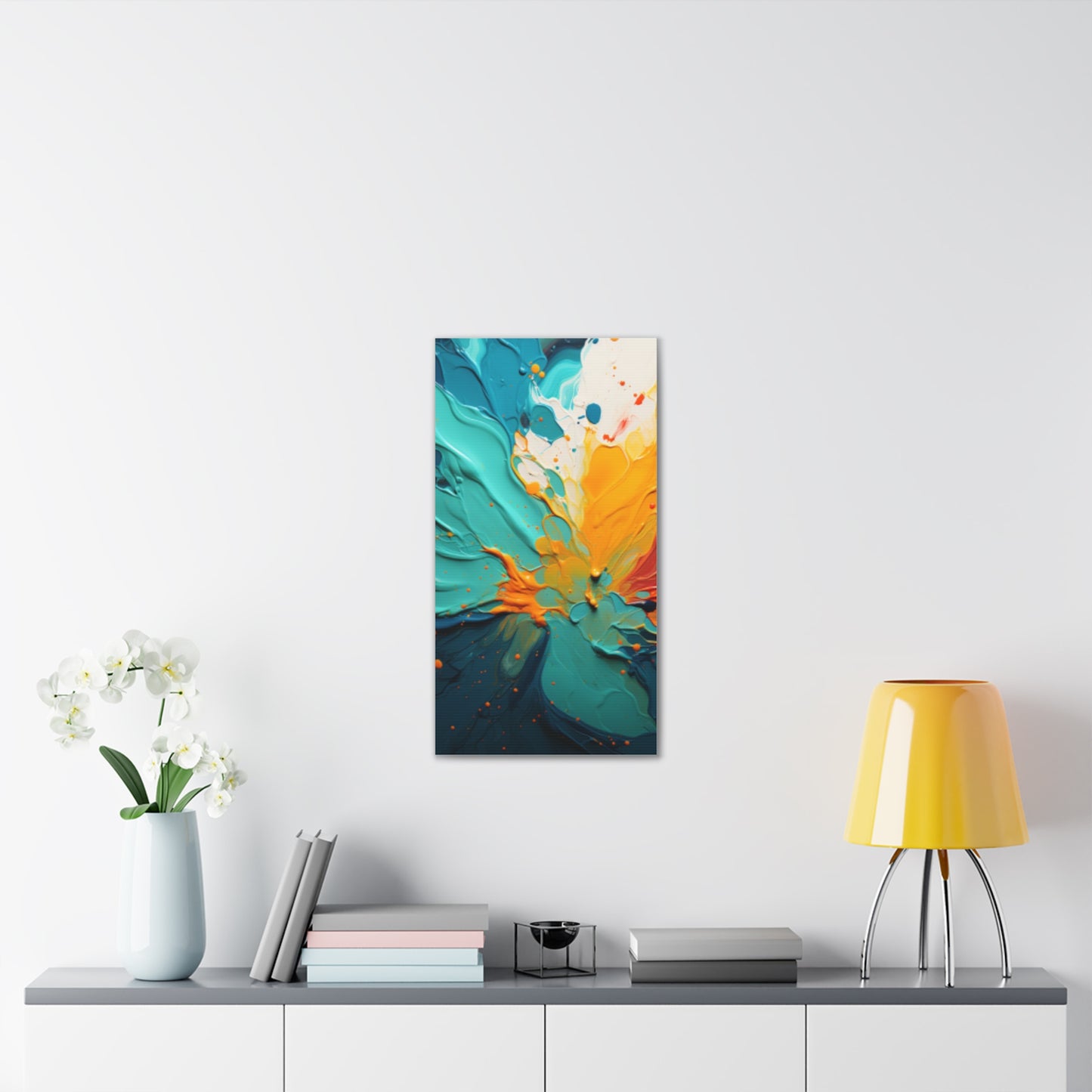 Primary Elegance: A Symphony of Sophistication Canvas Print