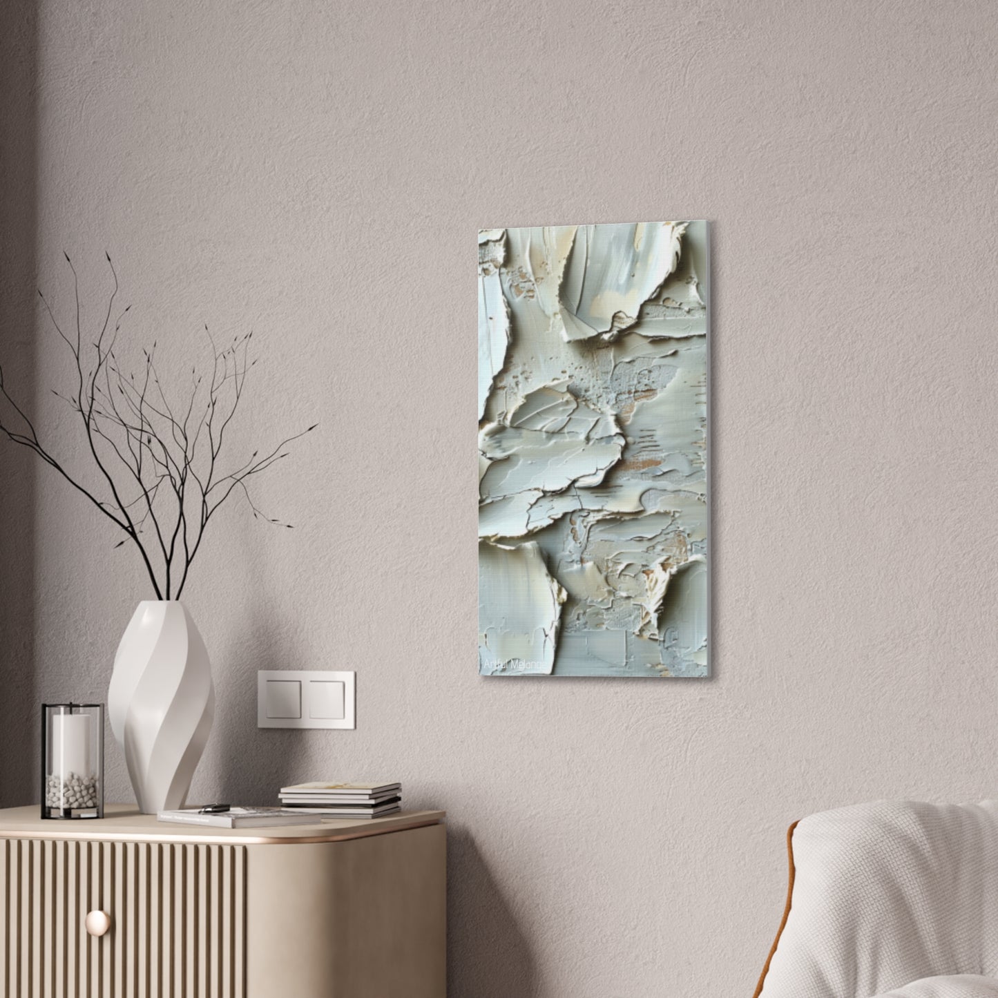 Primary Elegance: A Symphony of Sophistication Canvas Print