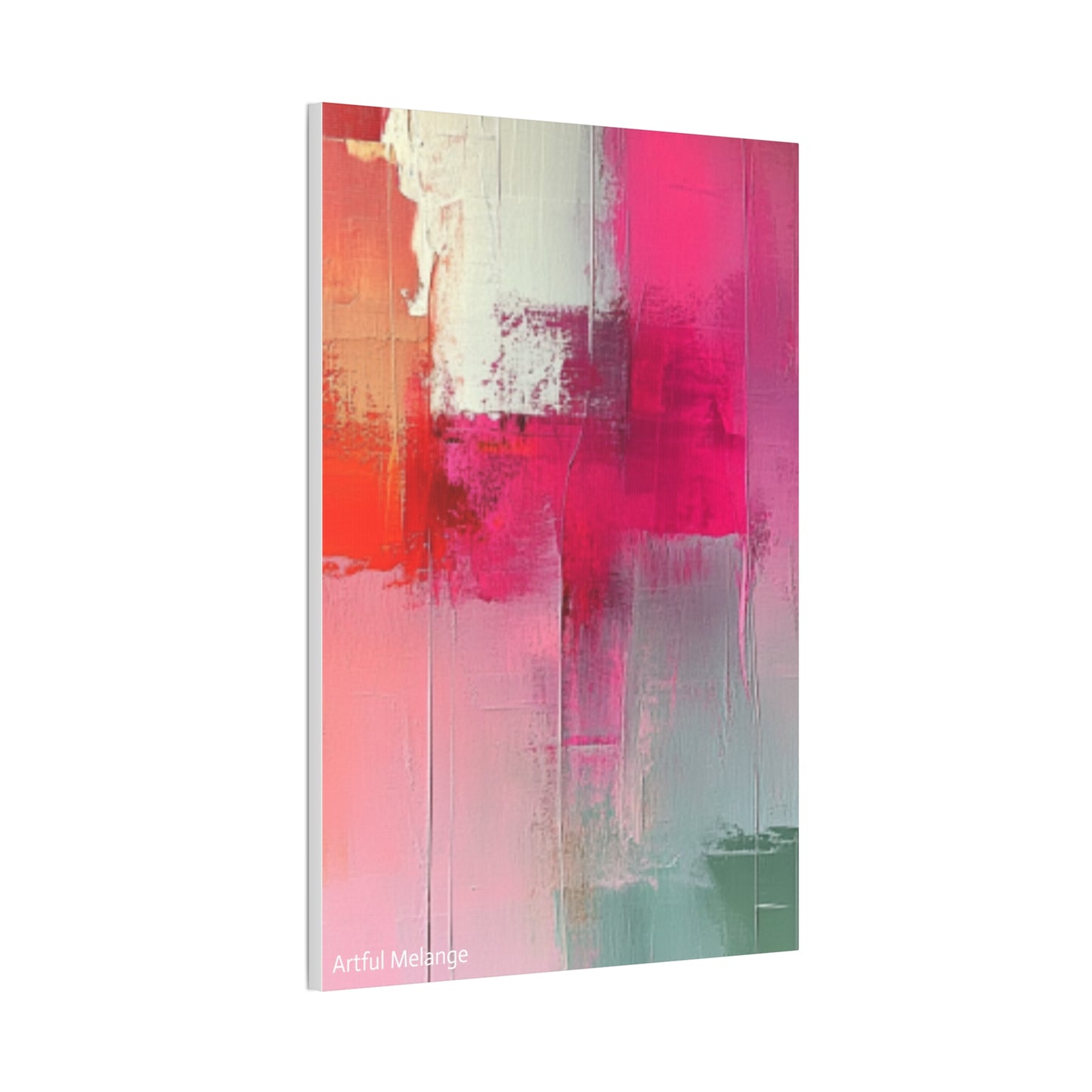 Acrylic Abstract Canvas Print - Richly Textured Artistry