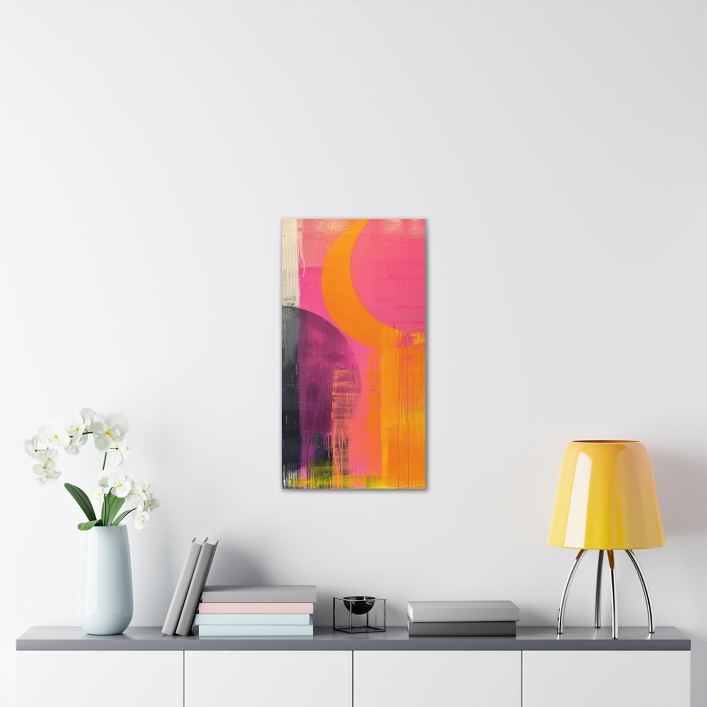 Primary Elegance: A Symphony of Sophistication Canvas Print