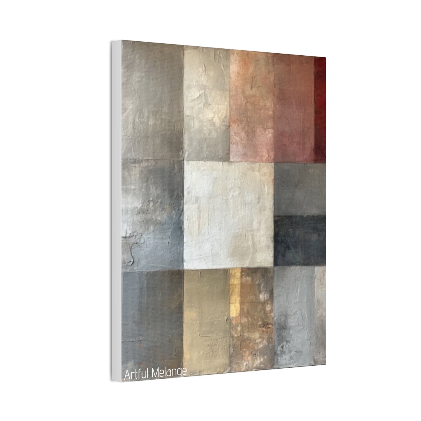 Primary Elegance: A Symphony of Sophistication Canvas Print