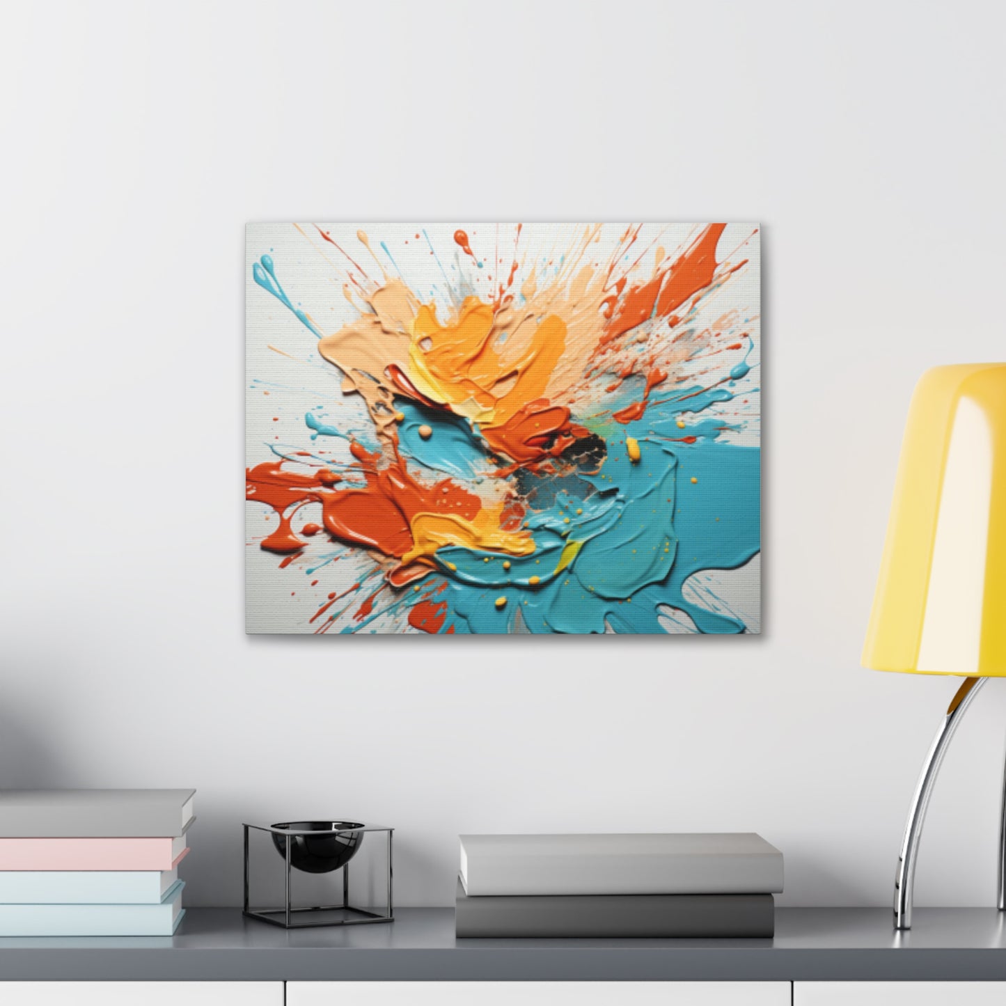 Primary Elegance: A Symphony of Sophistication Canvas Print