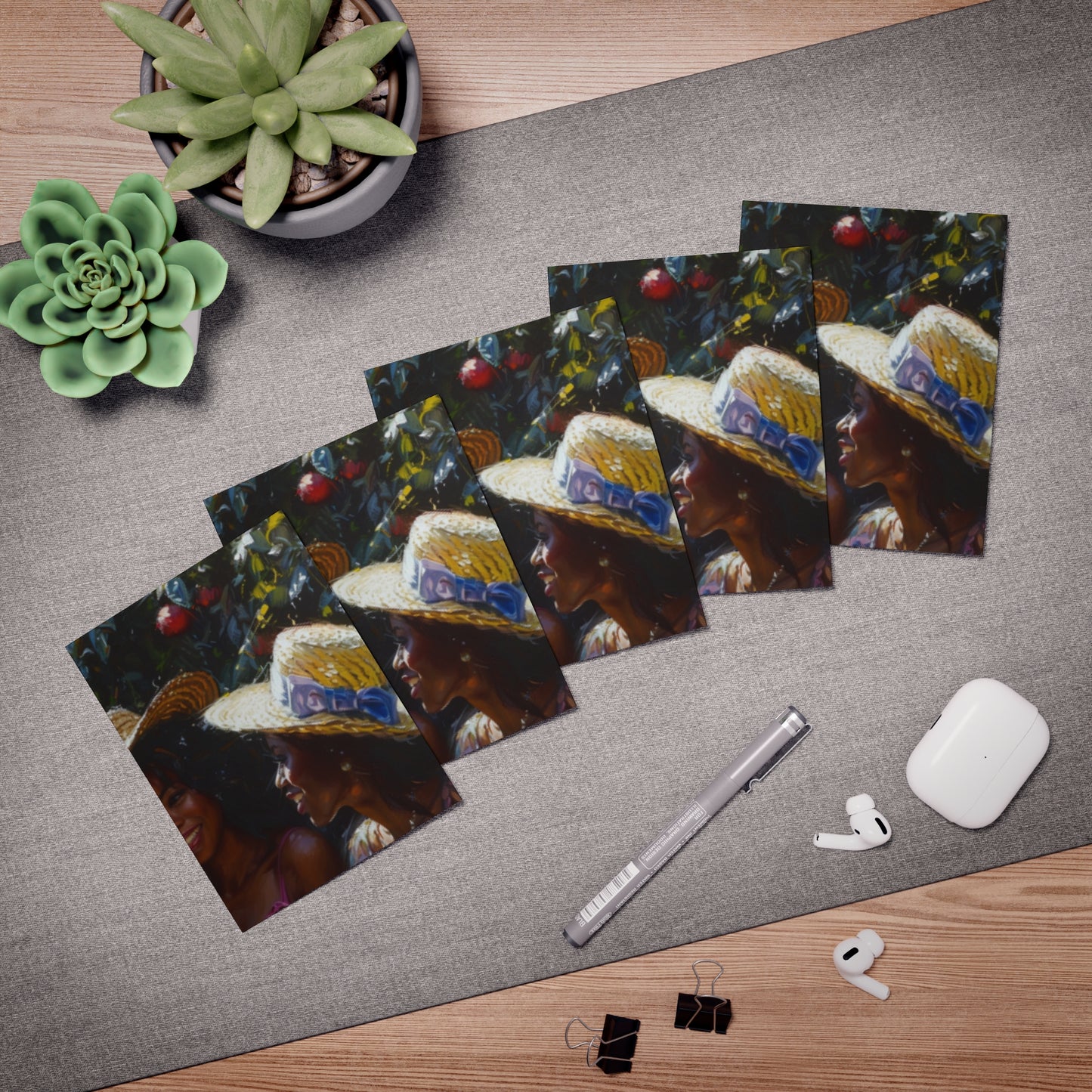 Mimosas and Melanin Note Card Set (5-Pack)