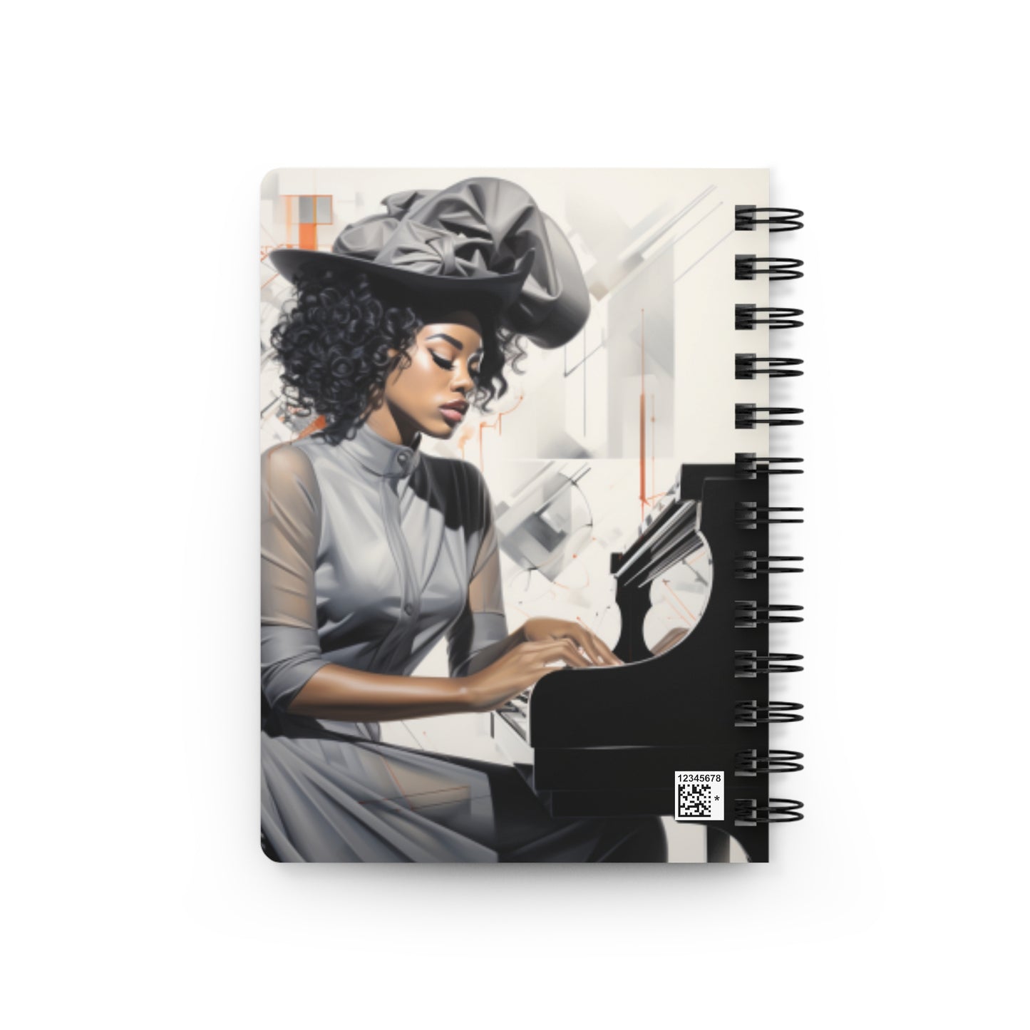 Harmony Heritage Black Brilliance Spiral Bound Journal