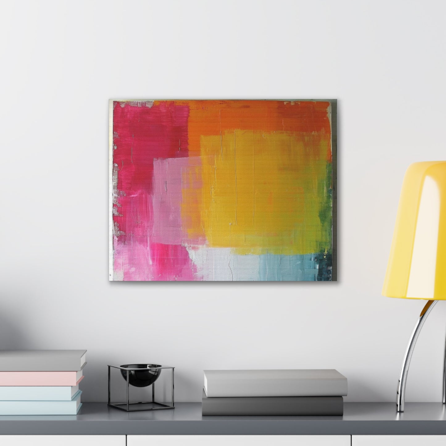 Primary Elegance: A Symphony of Sophistication Canvas Print