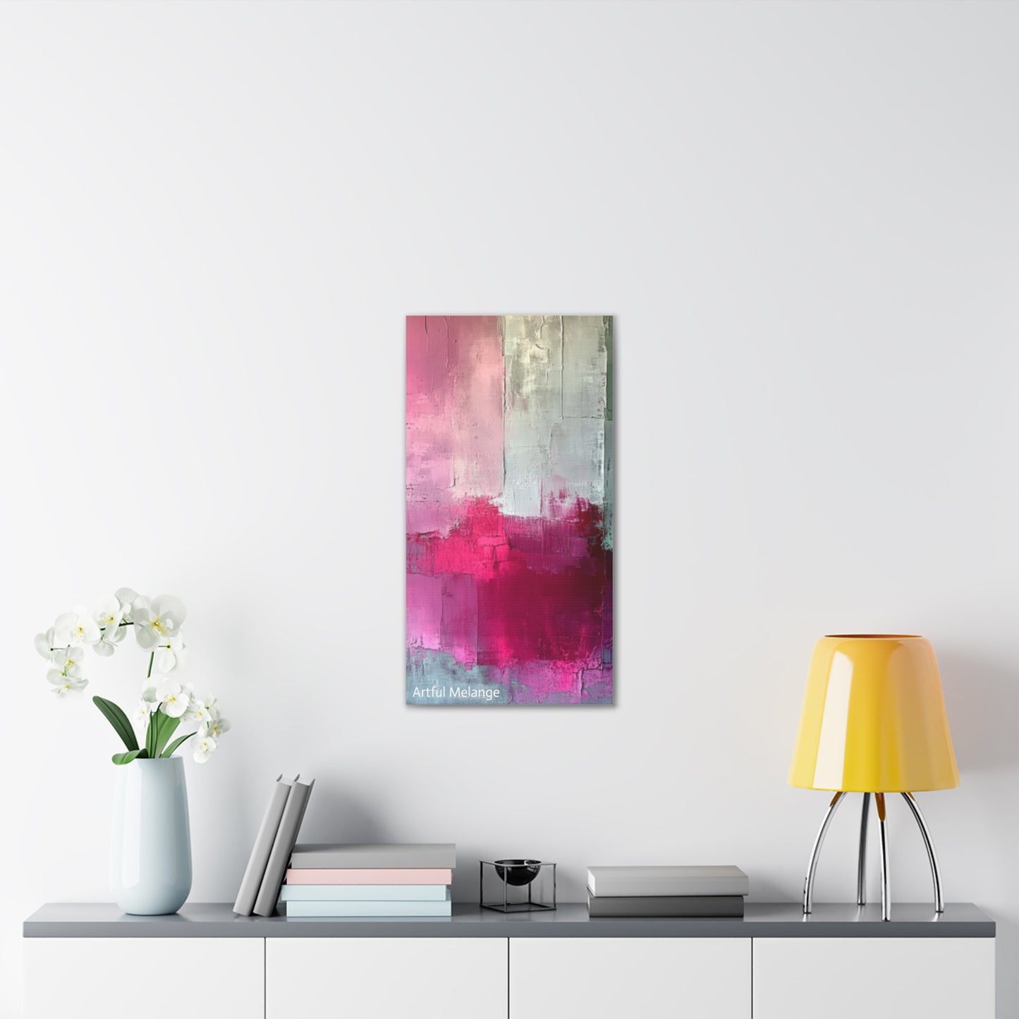 Acrylic Abstract Canvas Print - Richly Textured Artistry