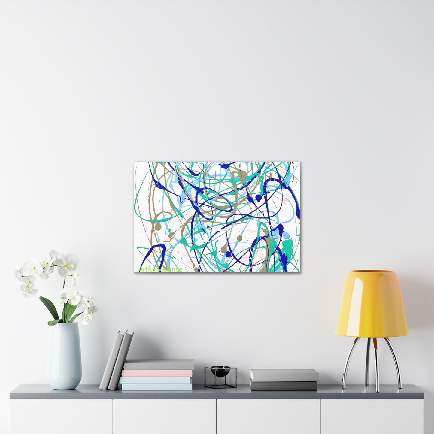 Acrylic Abstract Canvas Print - Richly Textured Artistry