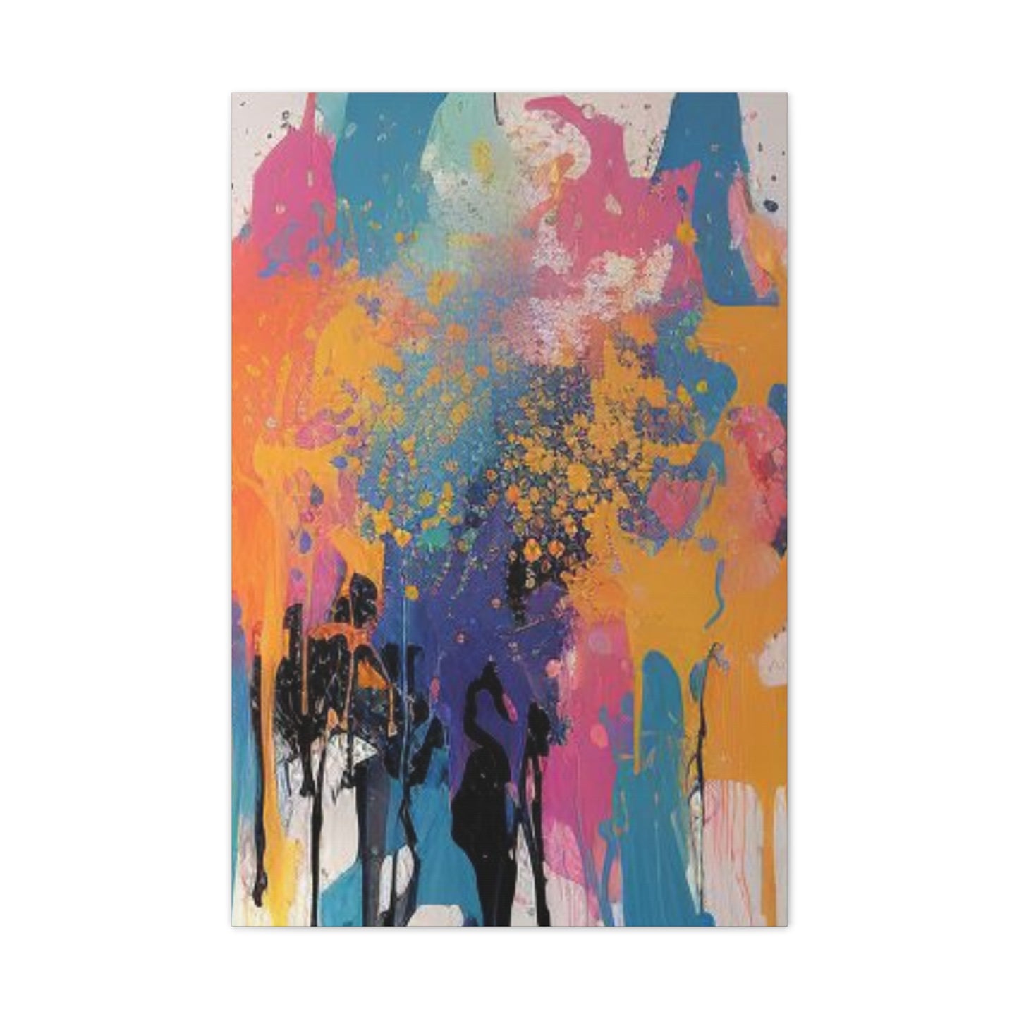 Primary Elegance: A Symphony of Sophistication Canvas Print