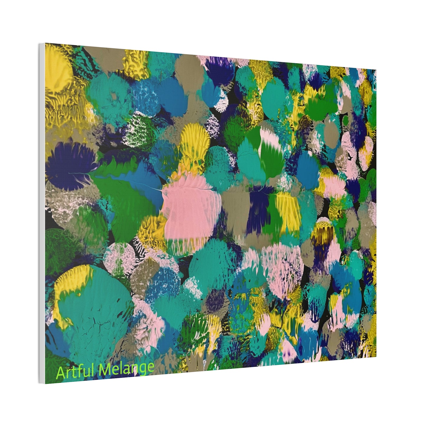 Acrylic Abstract Canvas Print - Richly Textured Artistry