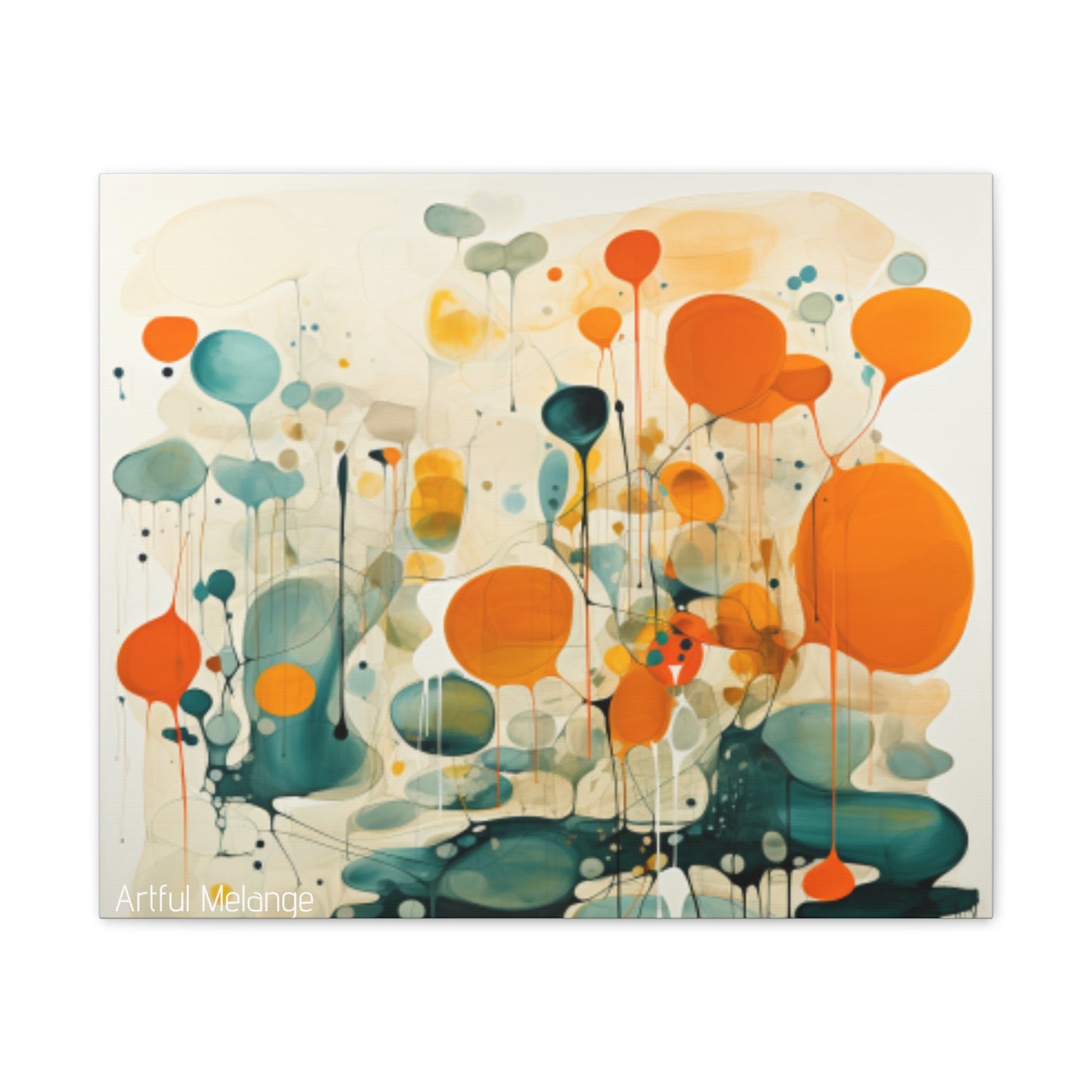 Primary Elegance: A Symphony of Sophistication Canvas Print