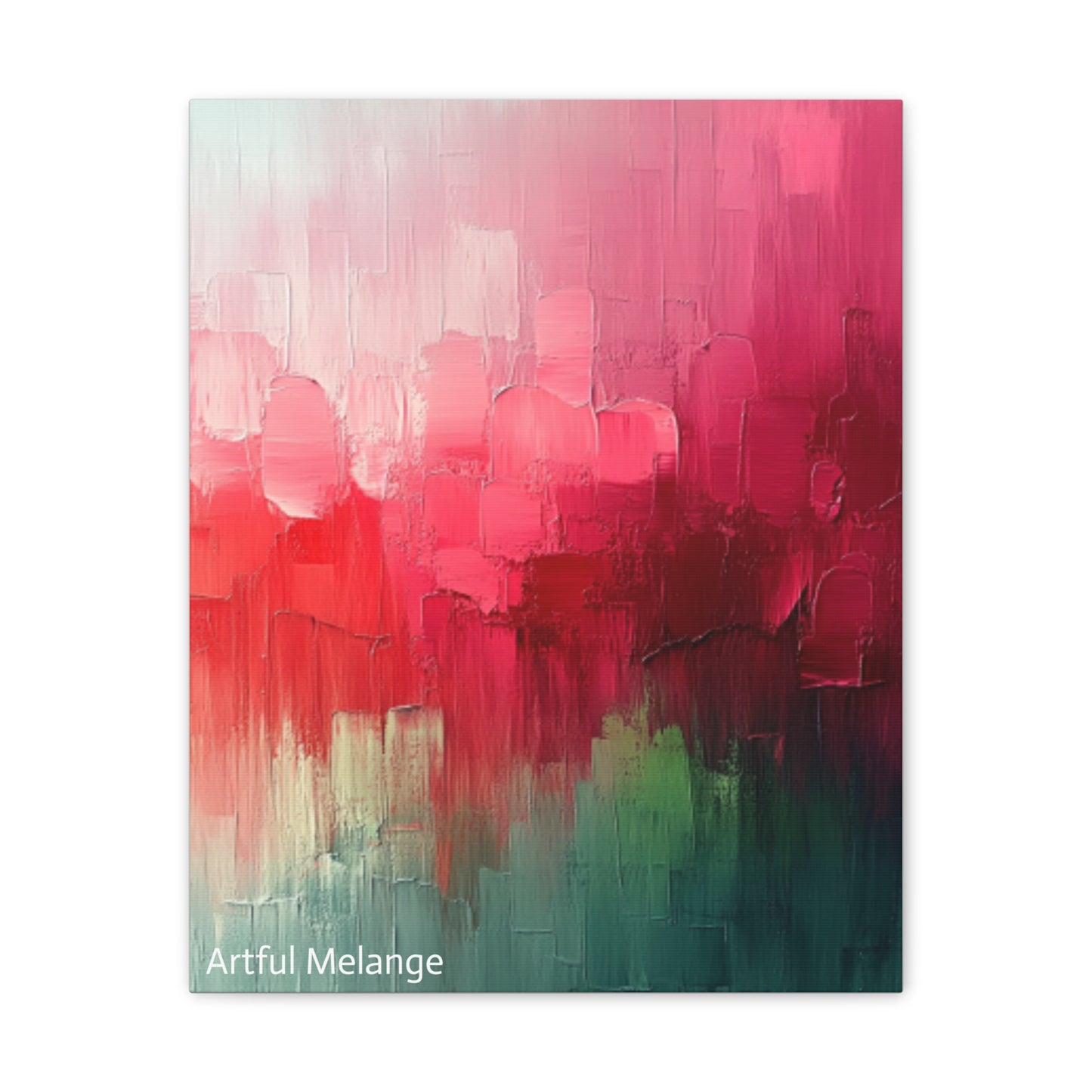 Acrylic Abstract Canvas Print - Richly Textured Artistry