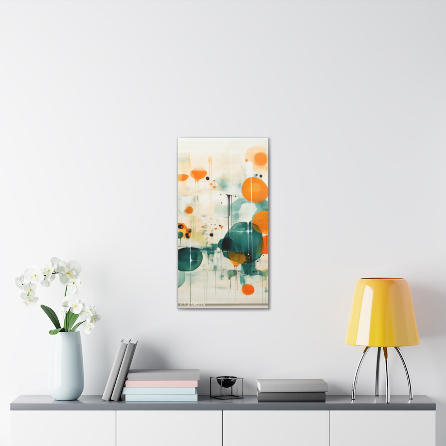 Primary Elegance: A Symphony of Sophistication Canvas Print