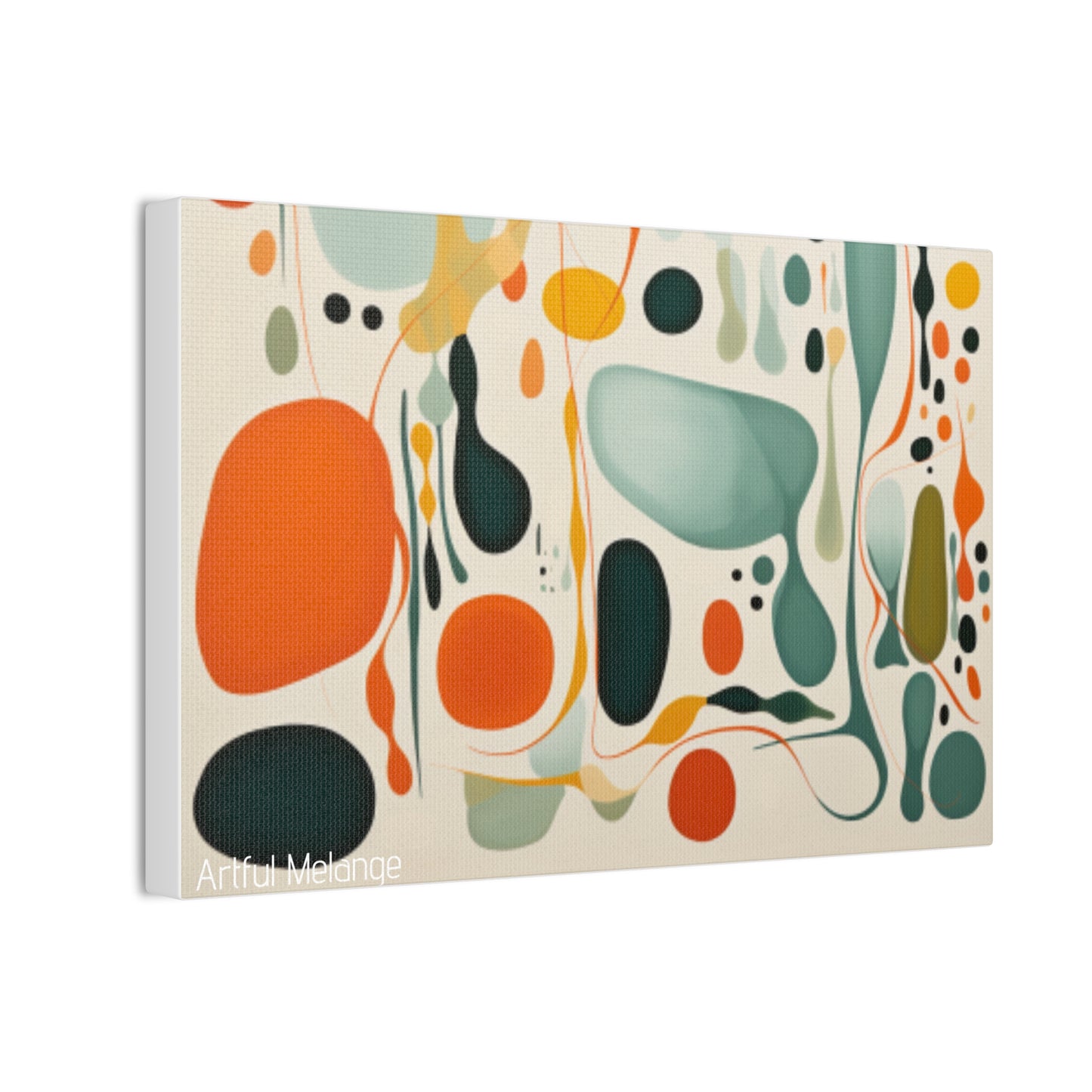 Primary Elegance: A Symphony of Sophistication Canvas Print