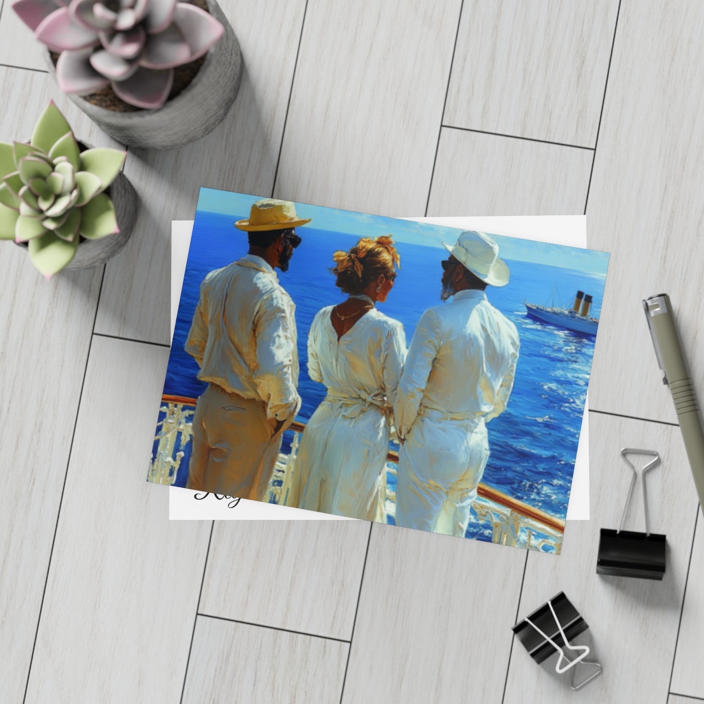 Sail & Celebrate: A Day of Elegance Yacht/Boat Party Invitation Bundles (envelopes included)